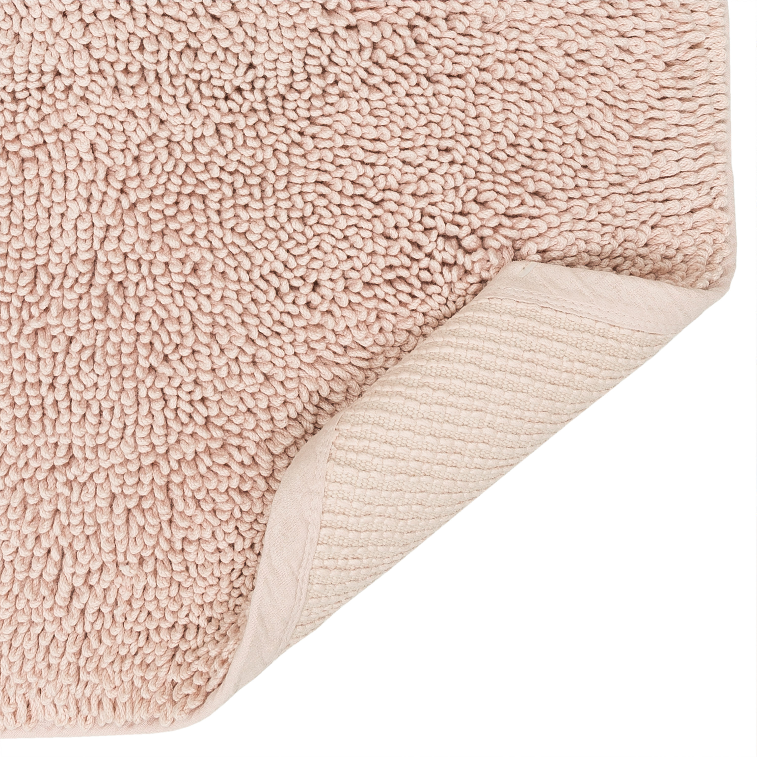 Solid Blush Bath Mat