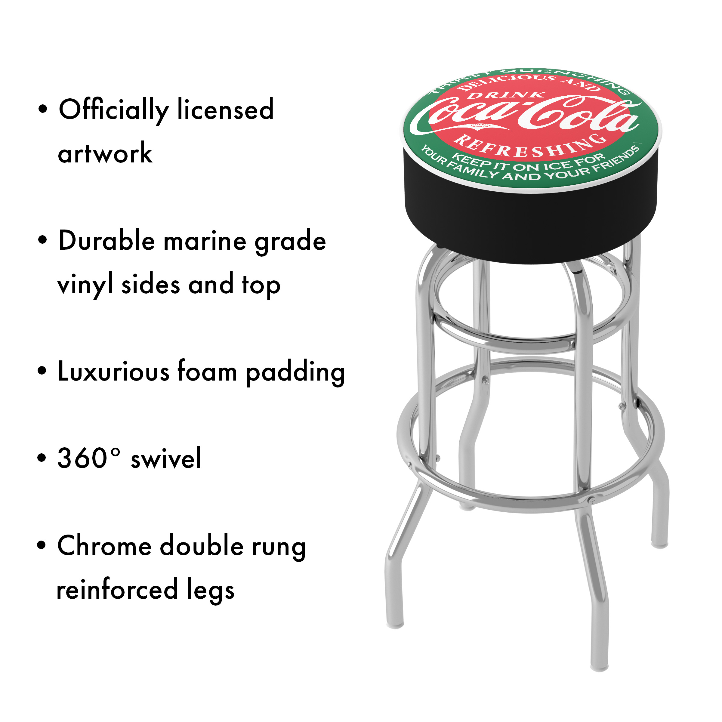 Trademark Gameroom COKE-1000-V15 stools - View #3