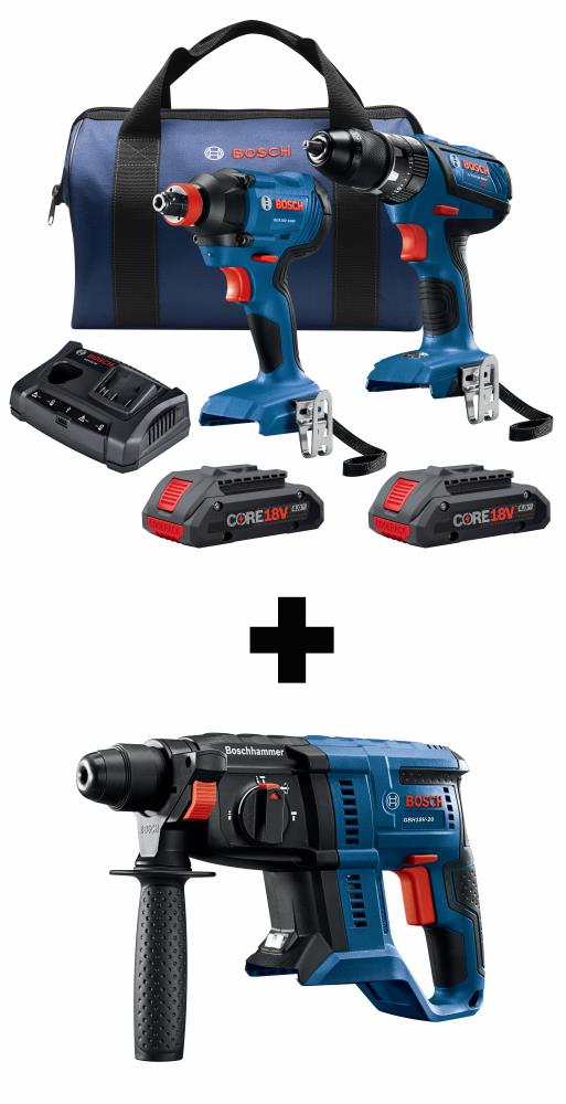 Bosch GXL18V-237B25 GBH18V-20N 1049868+877656BUNDLE