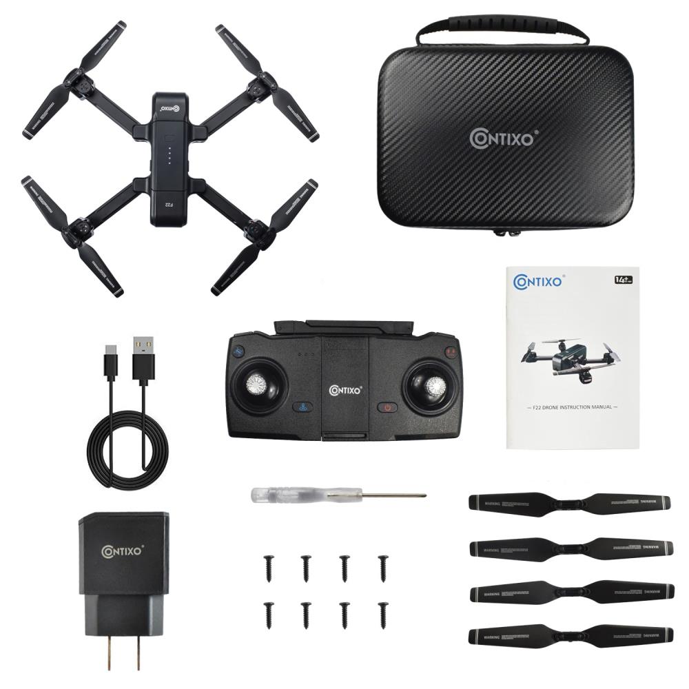 Contixo f22 rc store foldable quadcopter drone