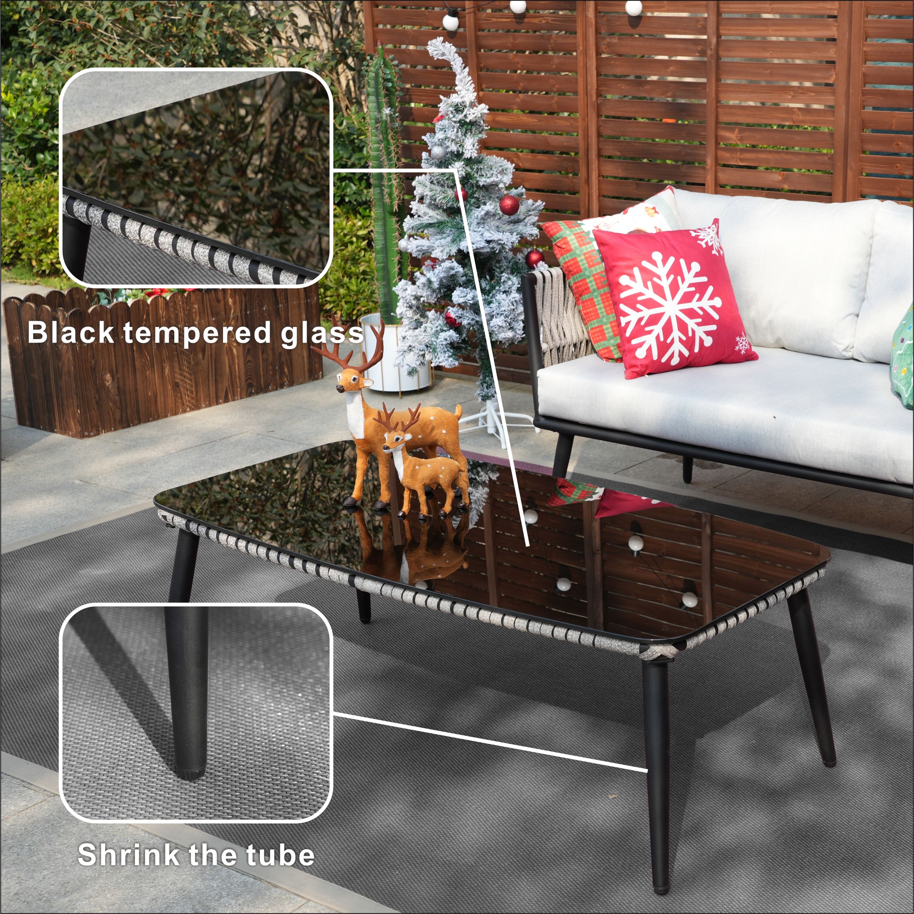 Direct Wicker DWS-1649B-BE Patio-Conversation-Sets - View #6