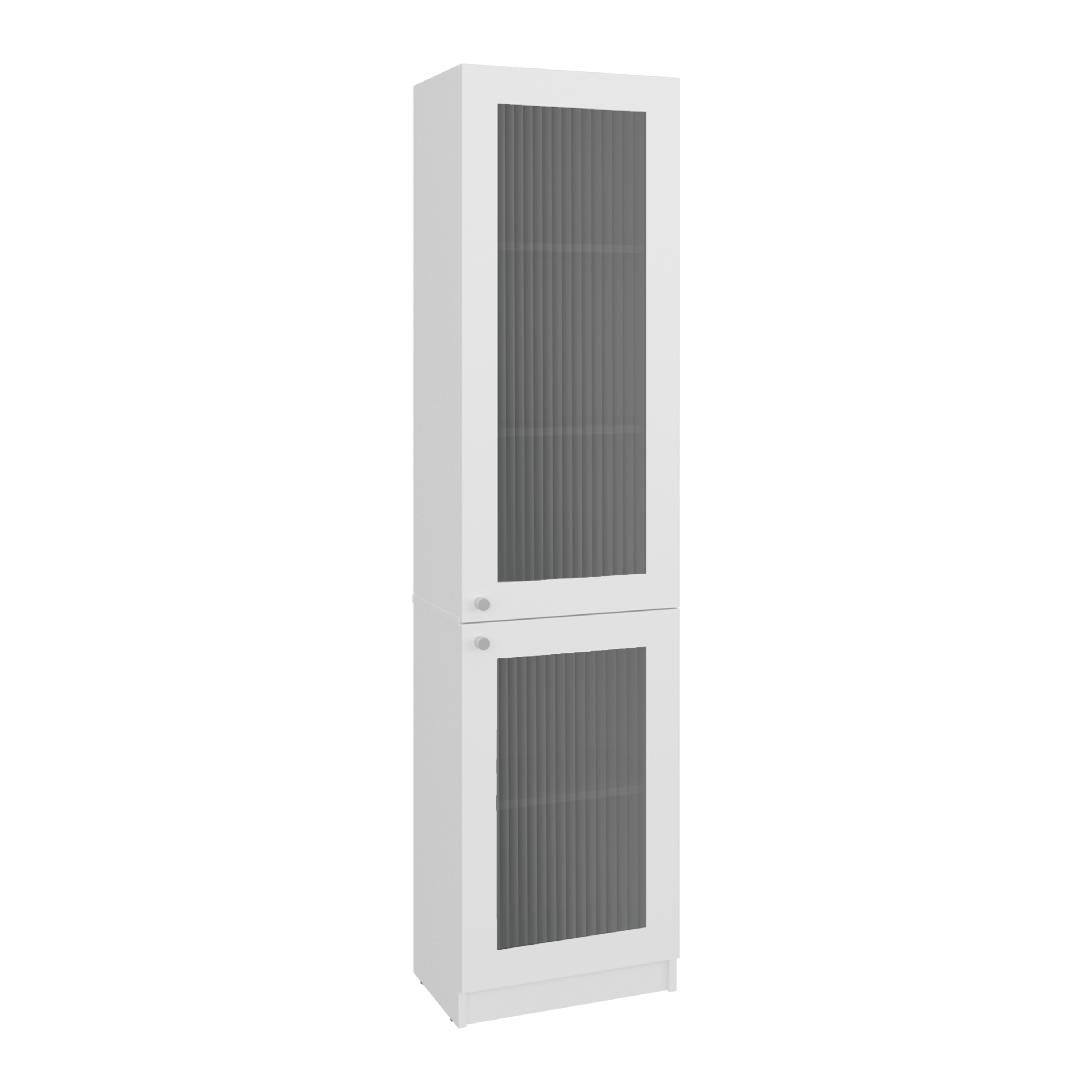 ZAKLOOP Home 12.3x71.1x17.8 White Particleboard Freestanding Linen Cabinet
