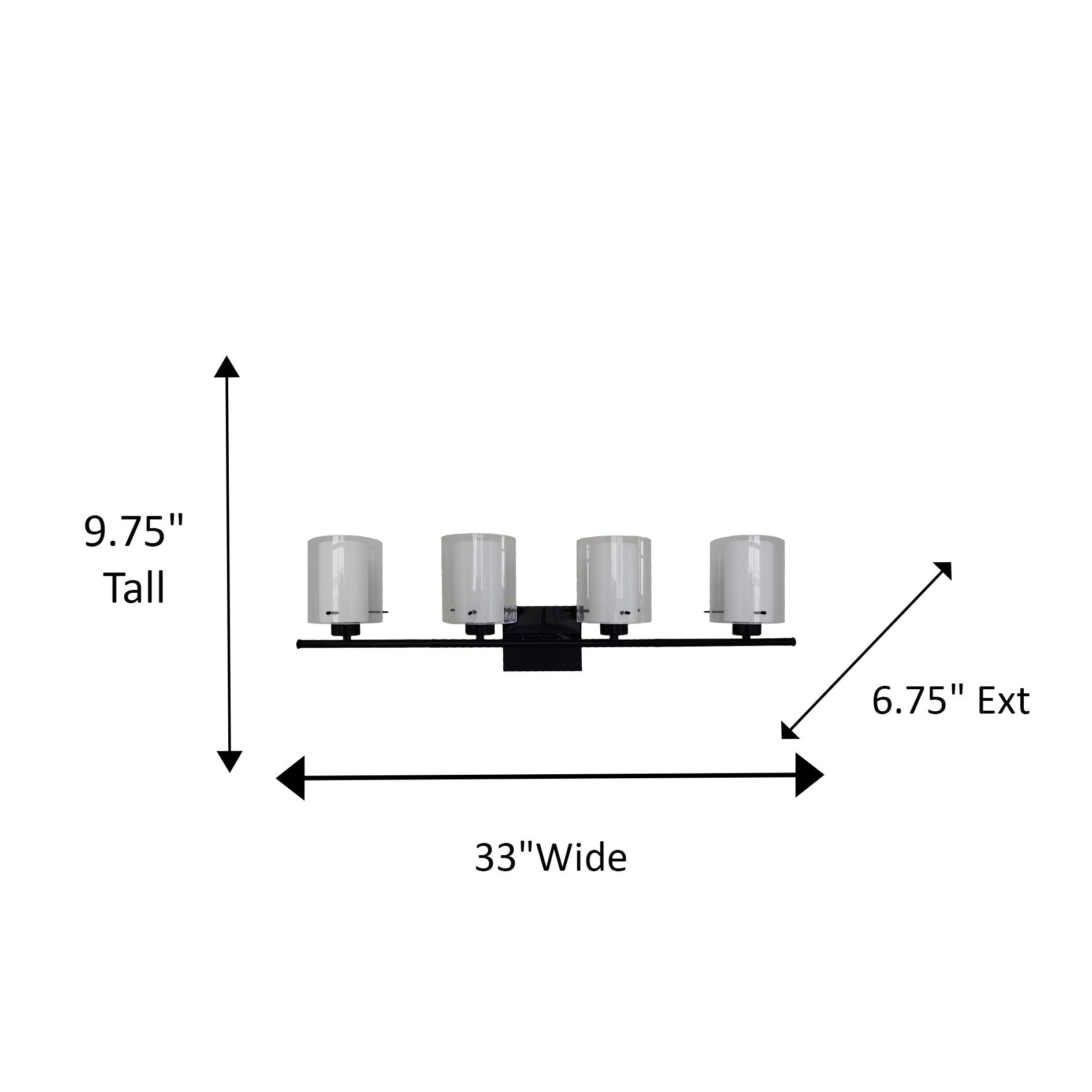 Whitfield Lighting VL28055-4BK b089995 - View #3
