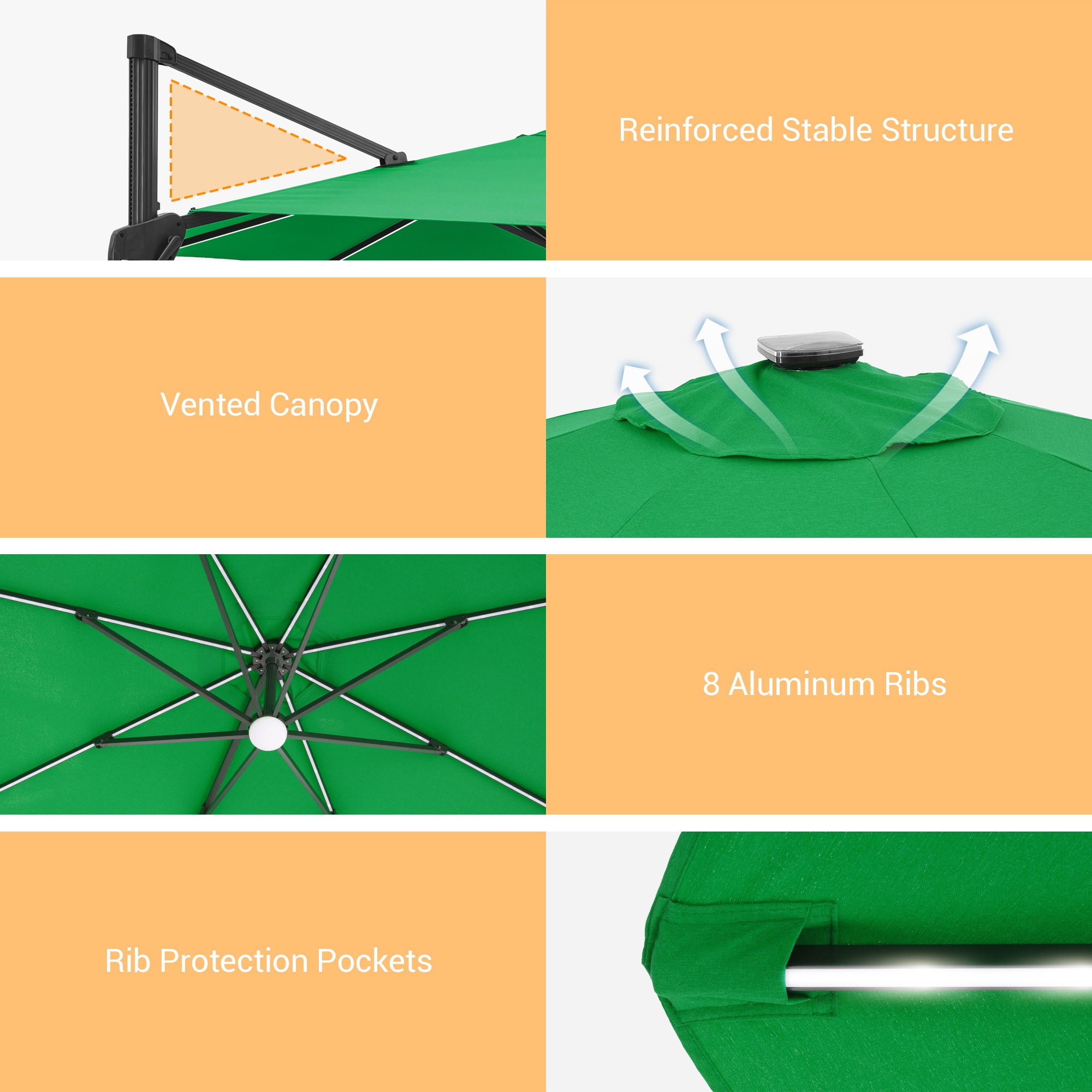 Sonkuki SD-LED140KG-BASE Umbrellas-2 - View #3