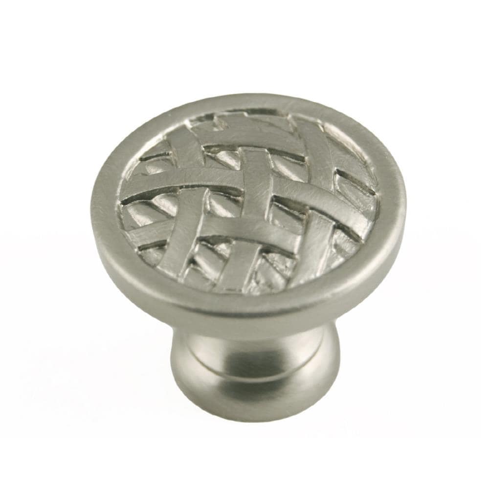 RK International CK 752-P Satin nickel Round Traditional Cabinet Knob