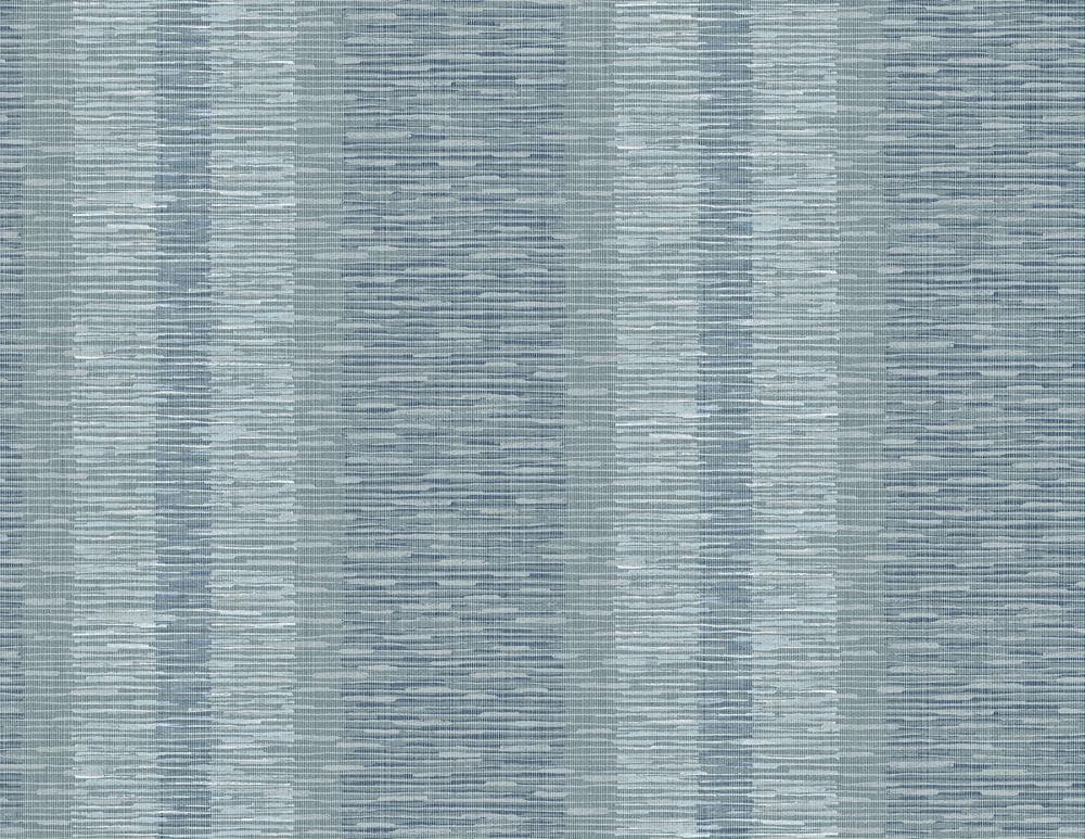 A-Street Prints 2949-60104 Imprint 60.8-Sq. Feet Teal Paper Textured Stripes 3D Unpasted Wallpaper