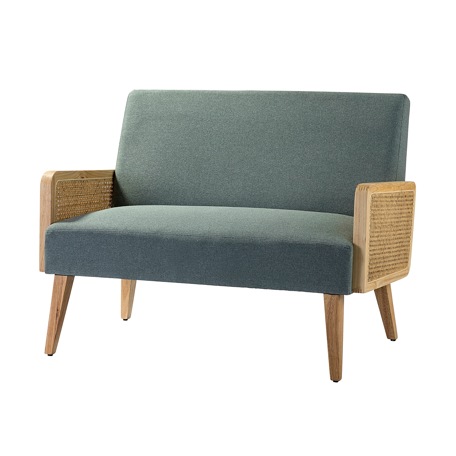 14 Karat Home CHS0045-BLUE 43.7-in Farmhouse BLUE Loveseat