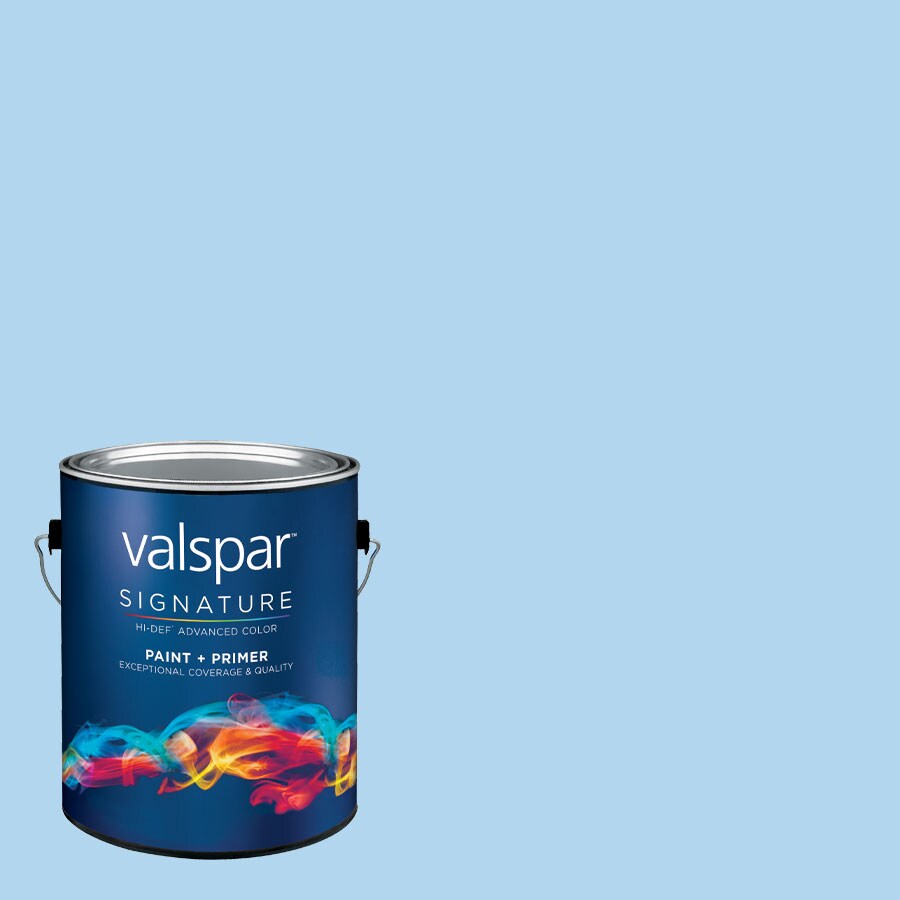 Creative Ideas for Color by Valspar CI12-CAROLINAS221395 Semi-gloss Carolina Skies Pre-tinted Latex Interior Paint + Primer (1-Gallon)
