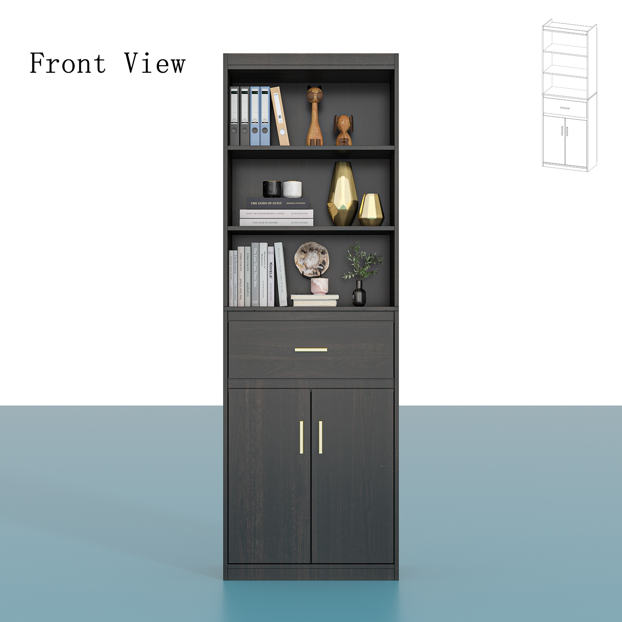 FUFU&GAGA LJY-KF200127-01 bookcases - View #4