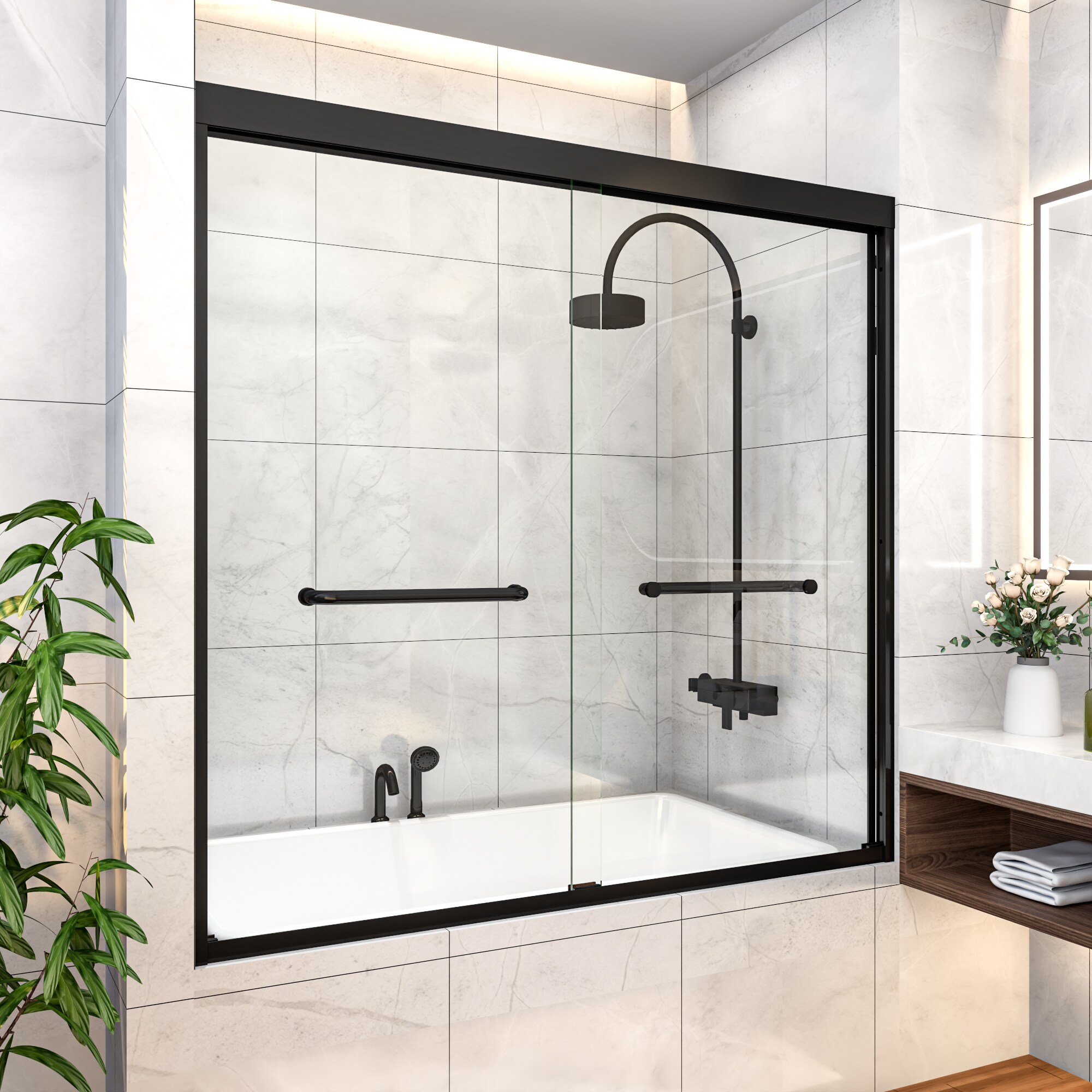 Vanityfus VF22F6058S09CMB Shower-Doors - View #4