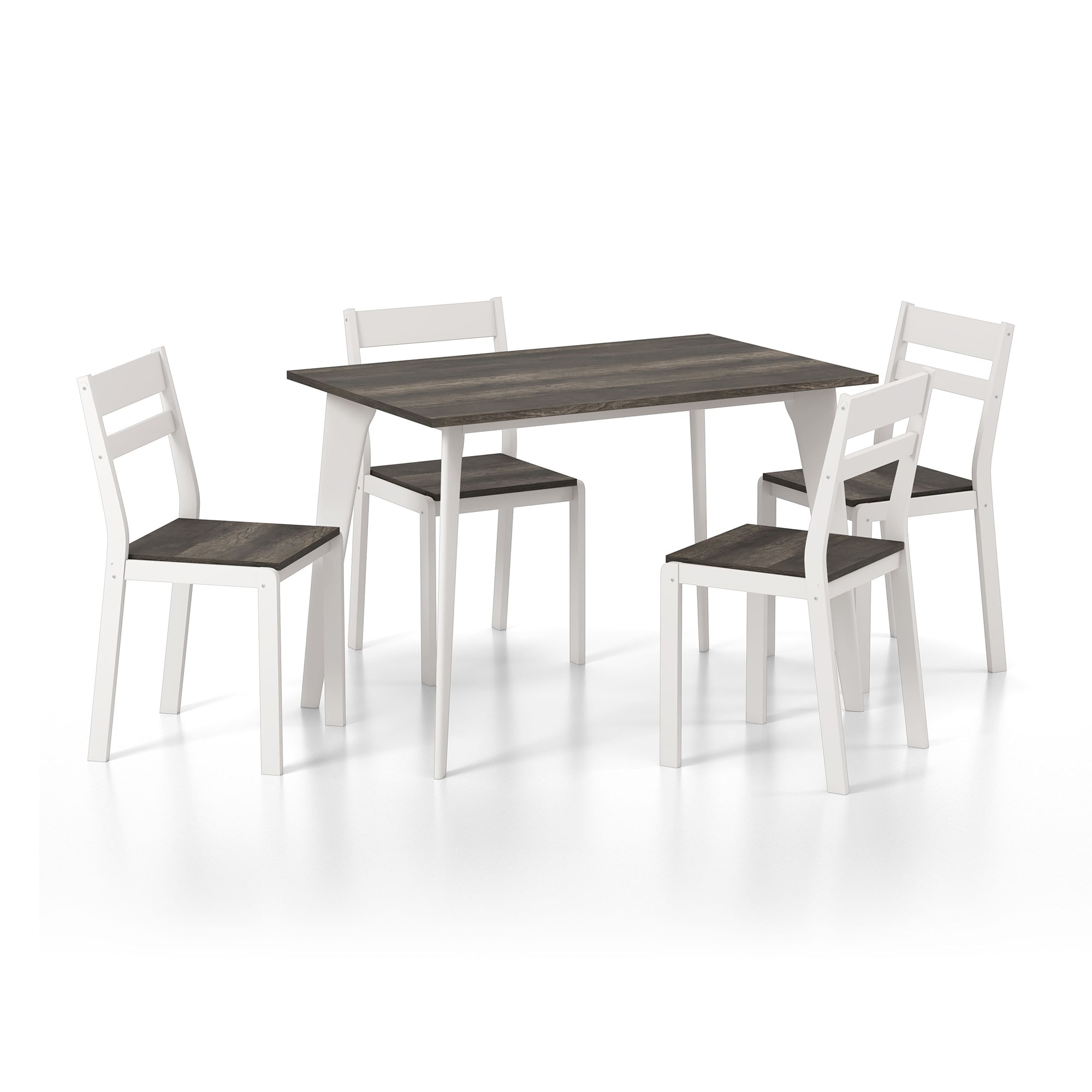 Furniture of America IDF-3714GY-T-5PK Dining-Sets - View #2