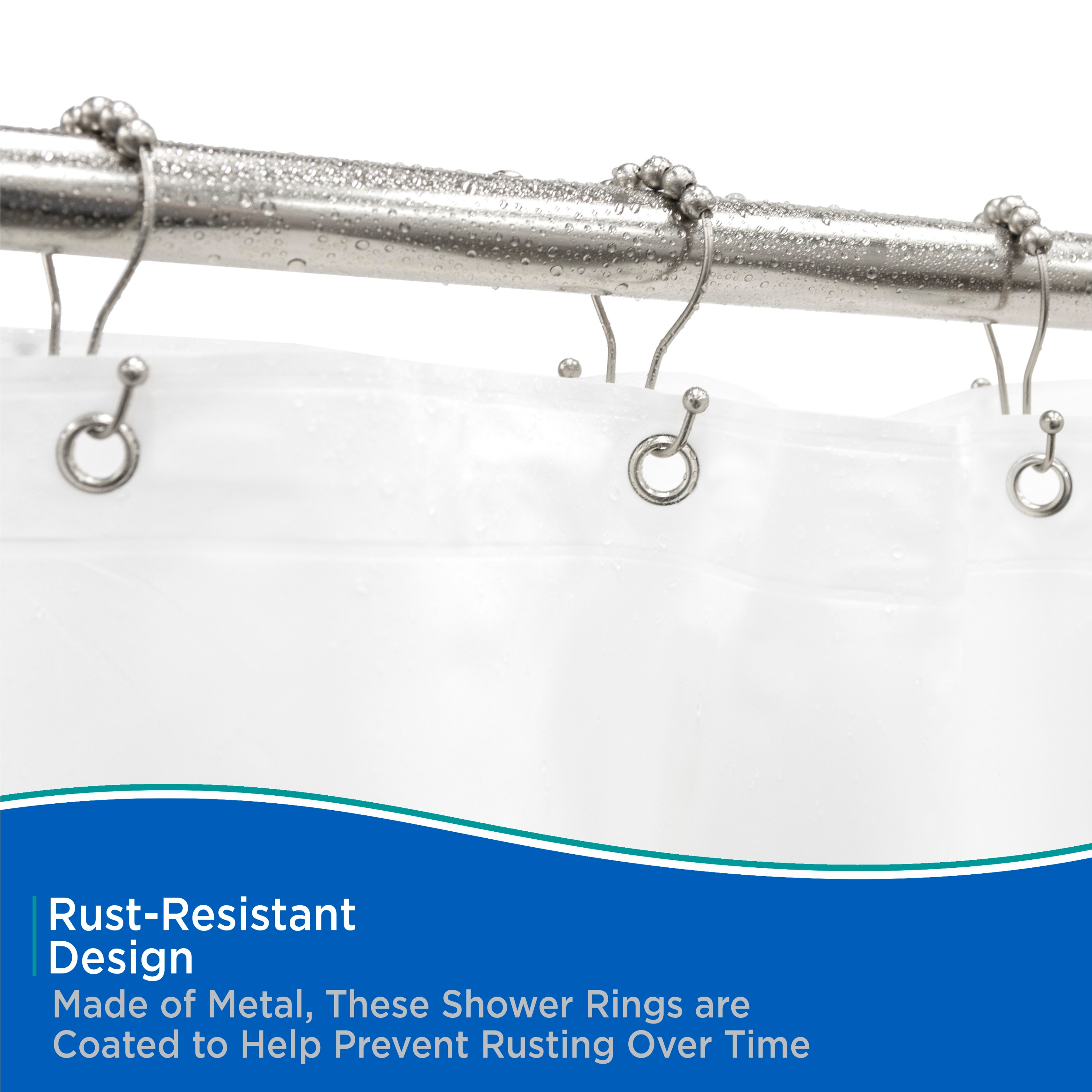 Kenney KN67120V1 Shower-Rings-Hooks - View #4