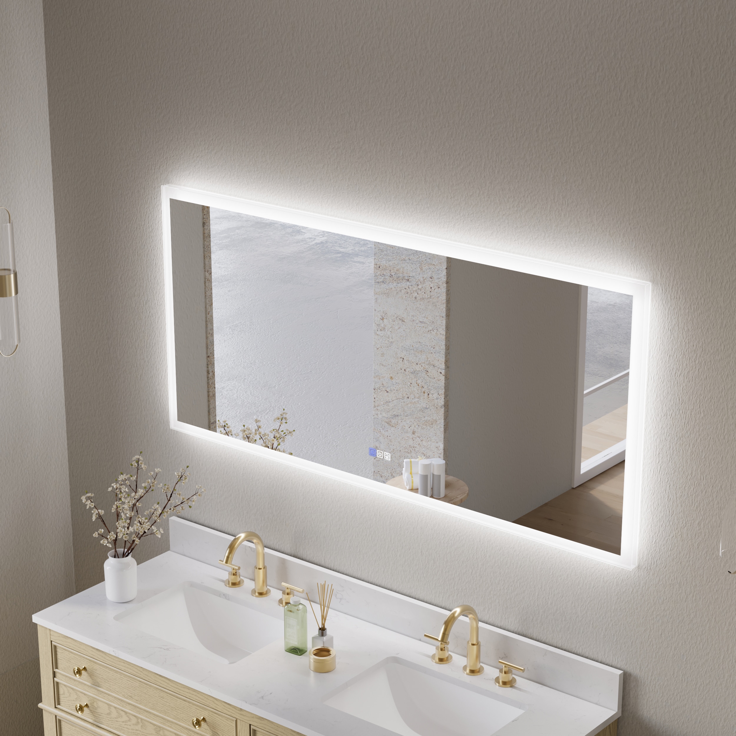 WELLFOR W7MRL6028 Framed-Bath-Mirrors - View #14