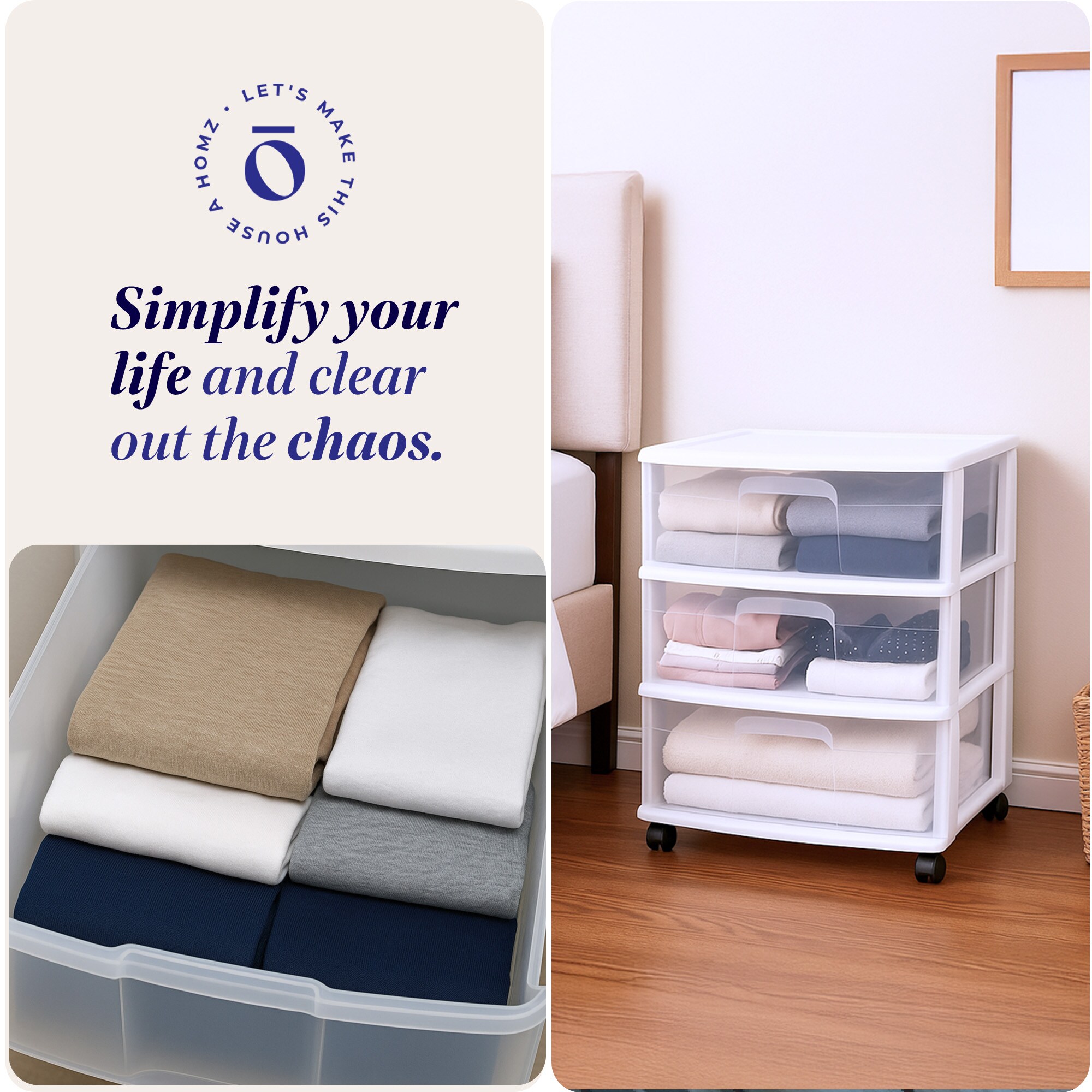 Homz Products 183877 Storage-Drawers - View #5