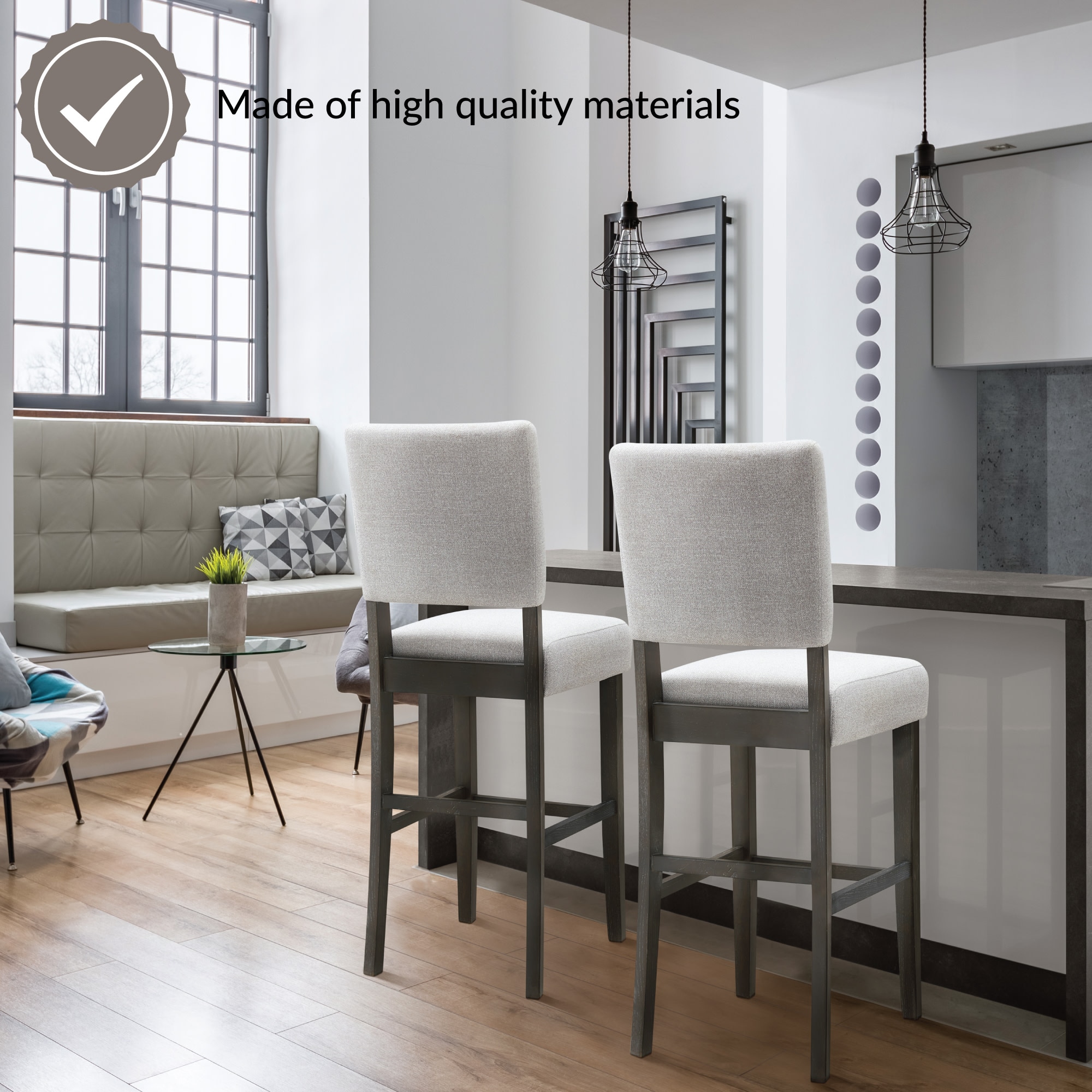 Leick Home 10087-BBHG stools - View #2