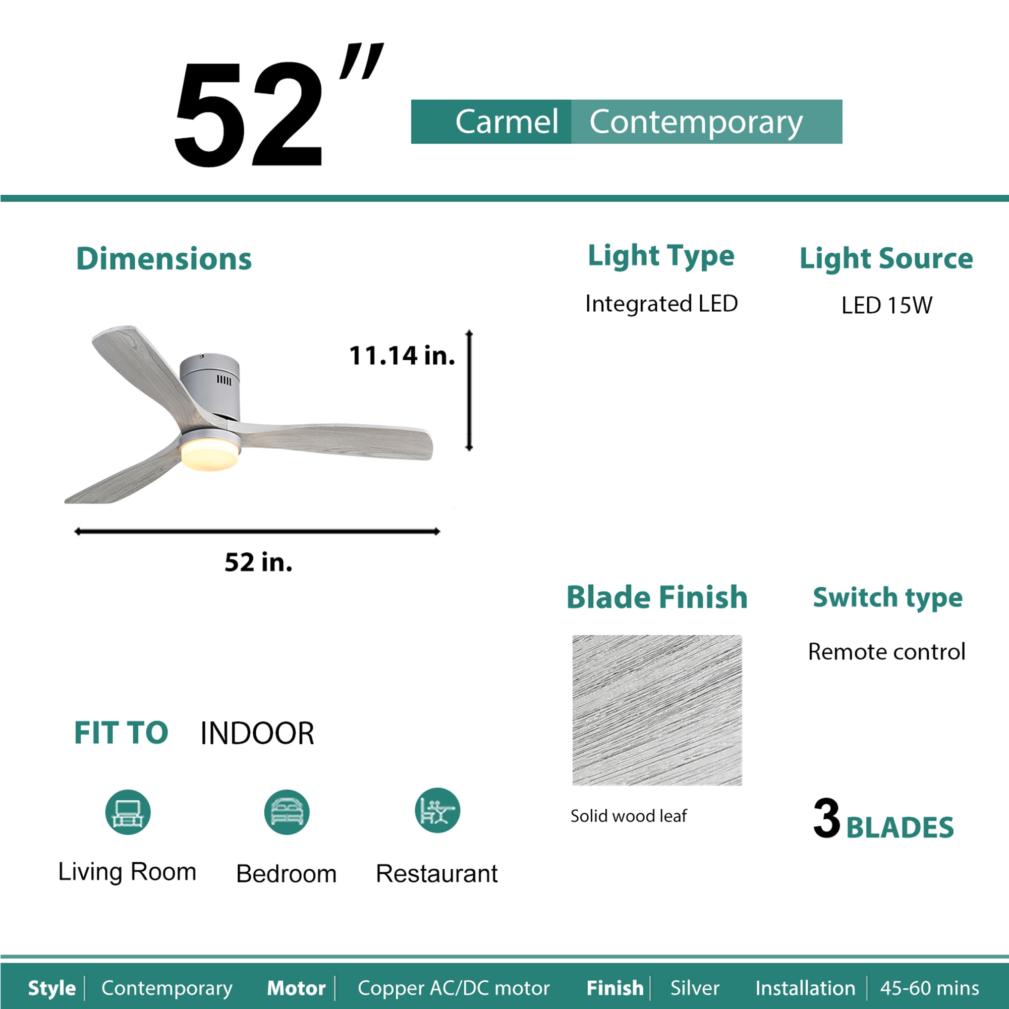 Bybafun YD1300005 Ceiling-Fans - View #8