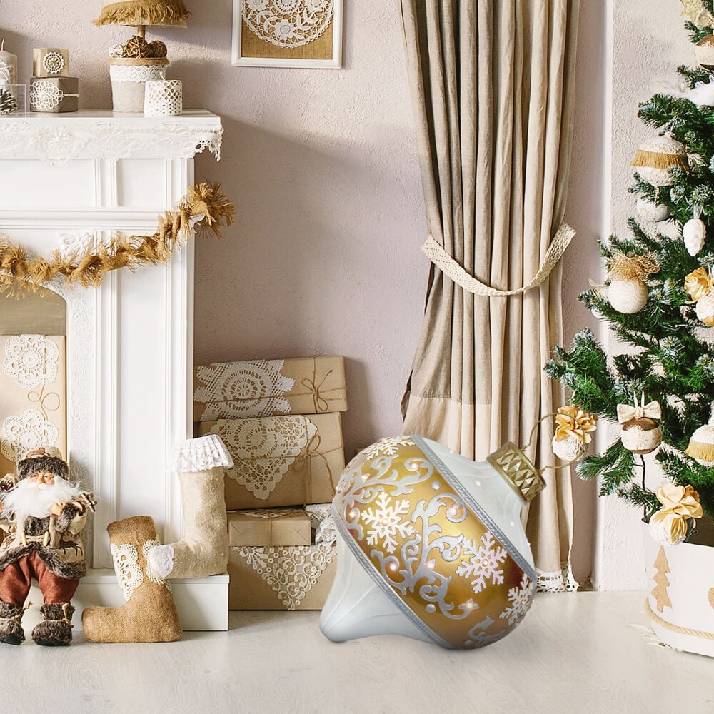 Fraser Hill Farm FFRS029-ORN1-GLD Outdoor-Christmas-Decor - View #9
