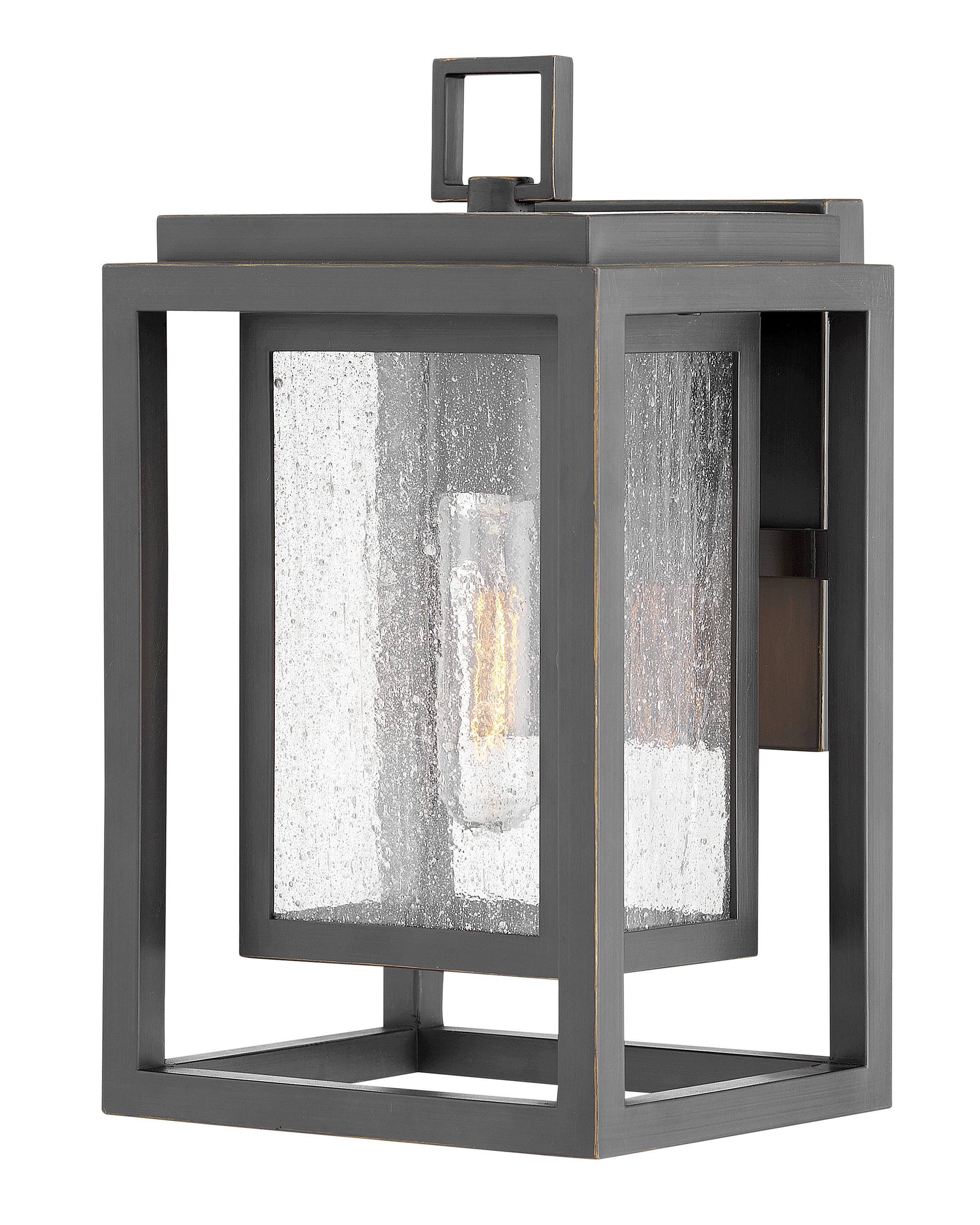 Hinkley 1000OZ-LL Republic 1 -Light 12-in H Oil-rubbed Bronze Hardwired Integrated LED Outdoor Wall Light