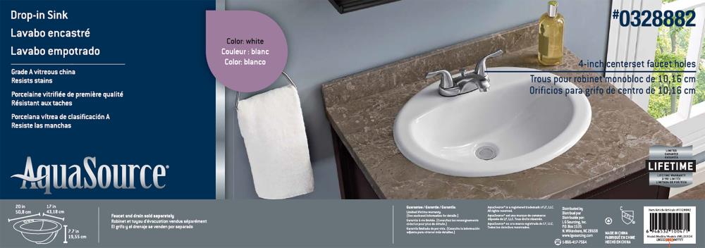 Project Source ML-20504 Bath-Sink - View #8
