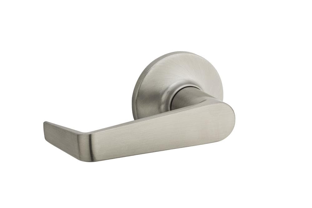 Kwikset 488CNL-15 Light Commercial Carson Satin Nickel Interior/Exterior Dummy Door Handle