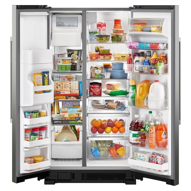 Maytag Side x Side Fridge (MRSF4036PZ) - Fingerprint Resistant Stainless Steel Maytag Side x Side Fridge (MRSF4036PZ) - Fingerprint Resistant Stainless Steel