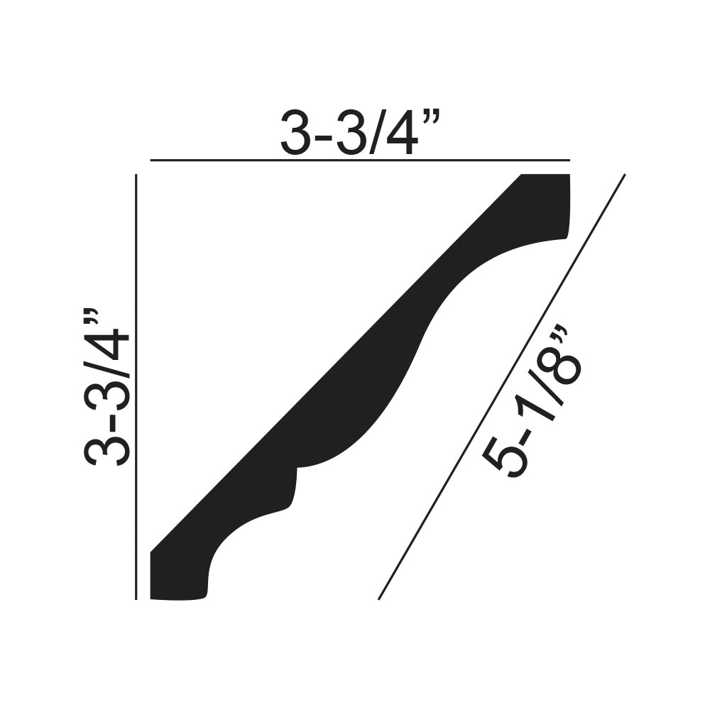 Architectural Products by Outwater 3P5.37.00968 Crown-Moulding - View #2