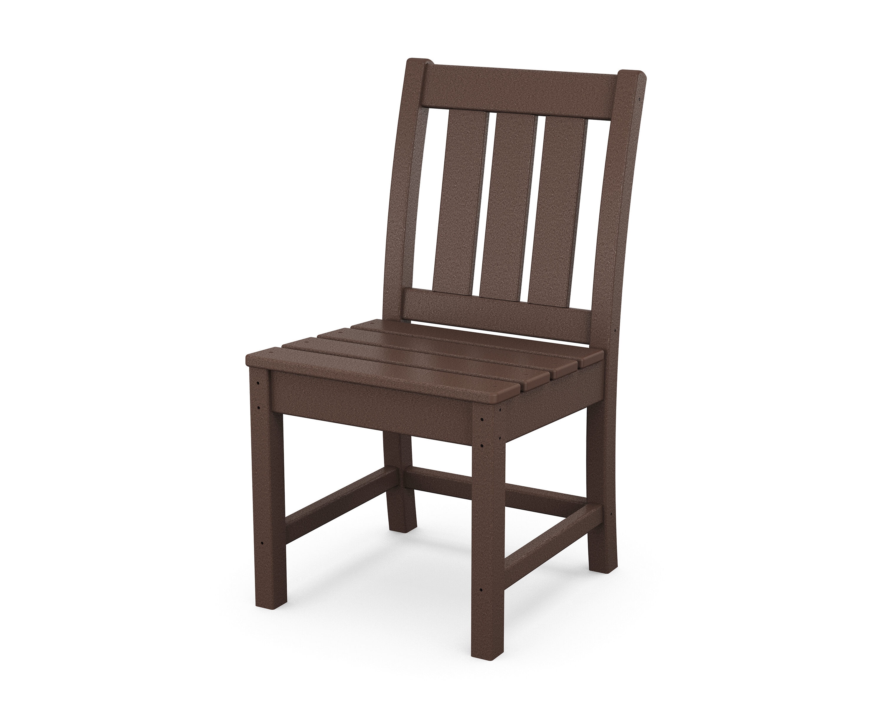 Mahogany Slat Back Dining Side Chair