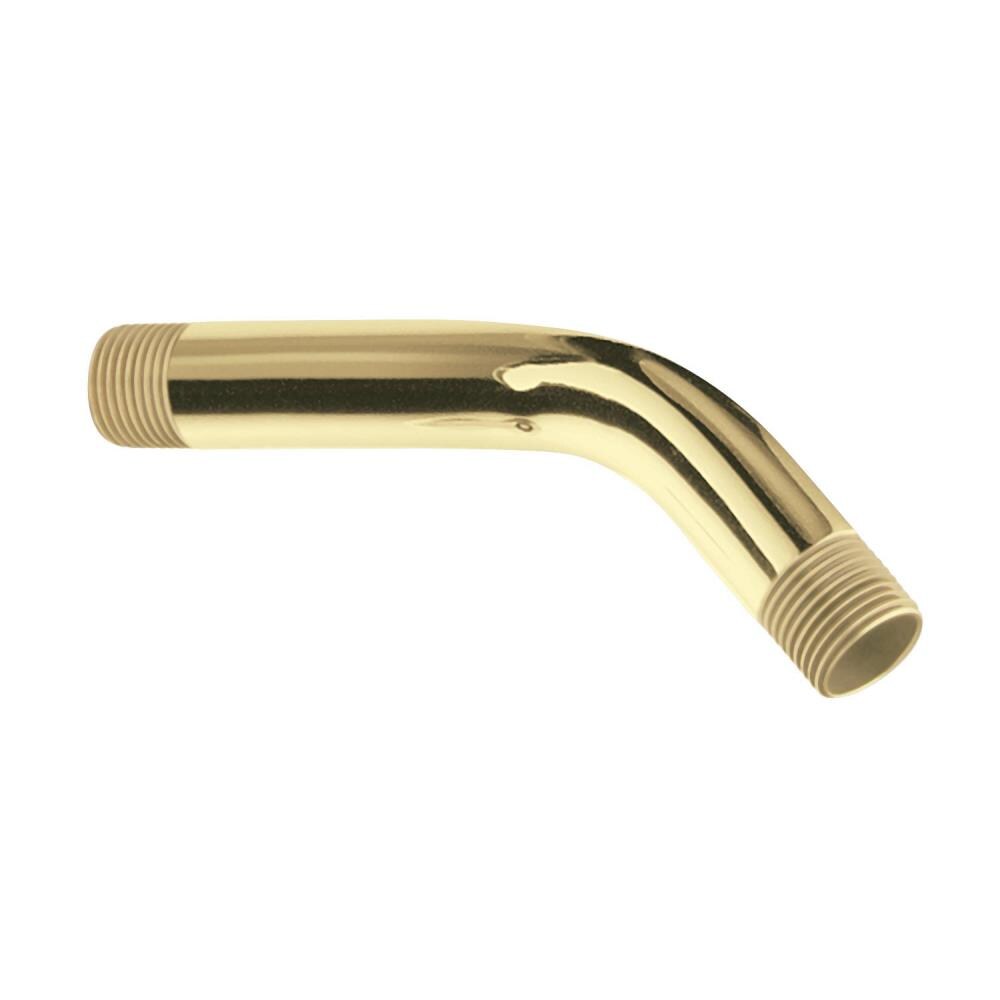 Moen 10154P Transitional Polished Brass 6-Inches Universal Shower Shower arm 0.5-Inches -ID