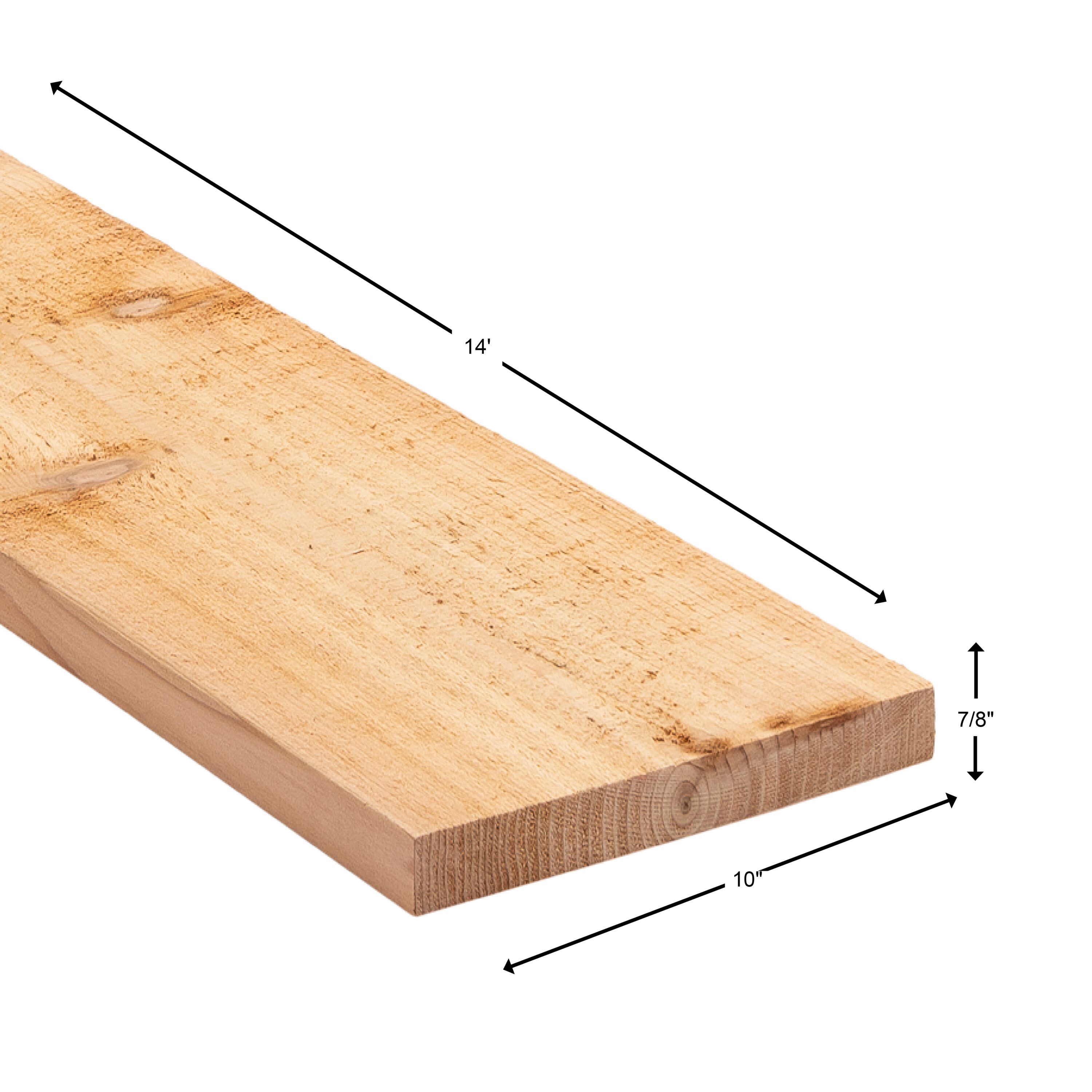 2-in x 4-in x 8-ft Cedar Smooth Sides Green Lumber in the Dimensional  Lumber department at