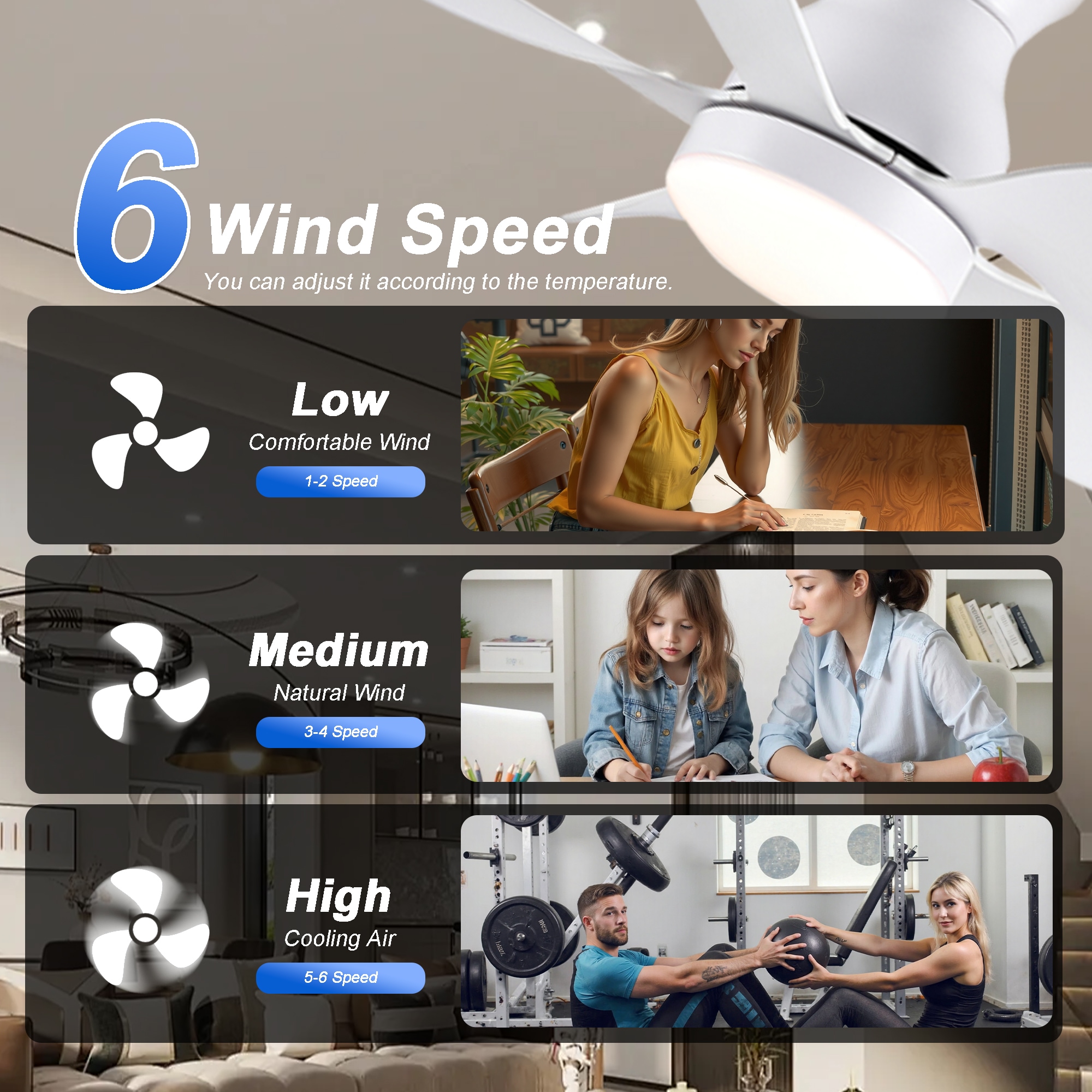 Sunrinx MG50-2-FSD Ceiling-Fans - View #8