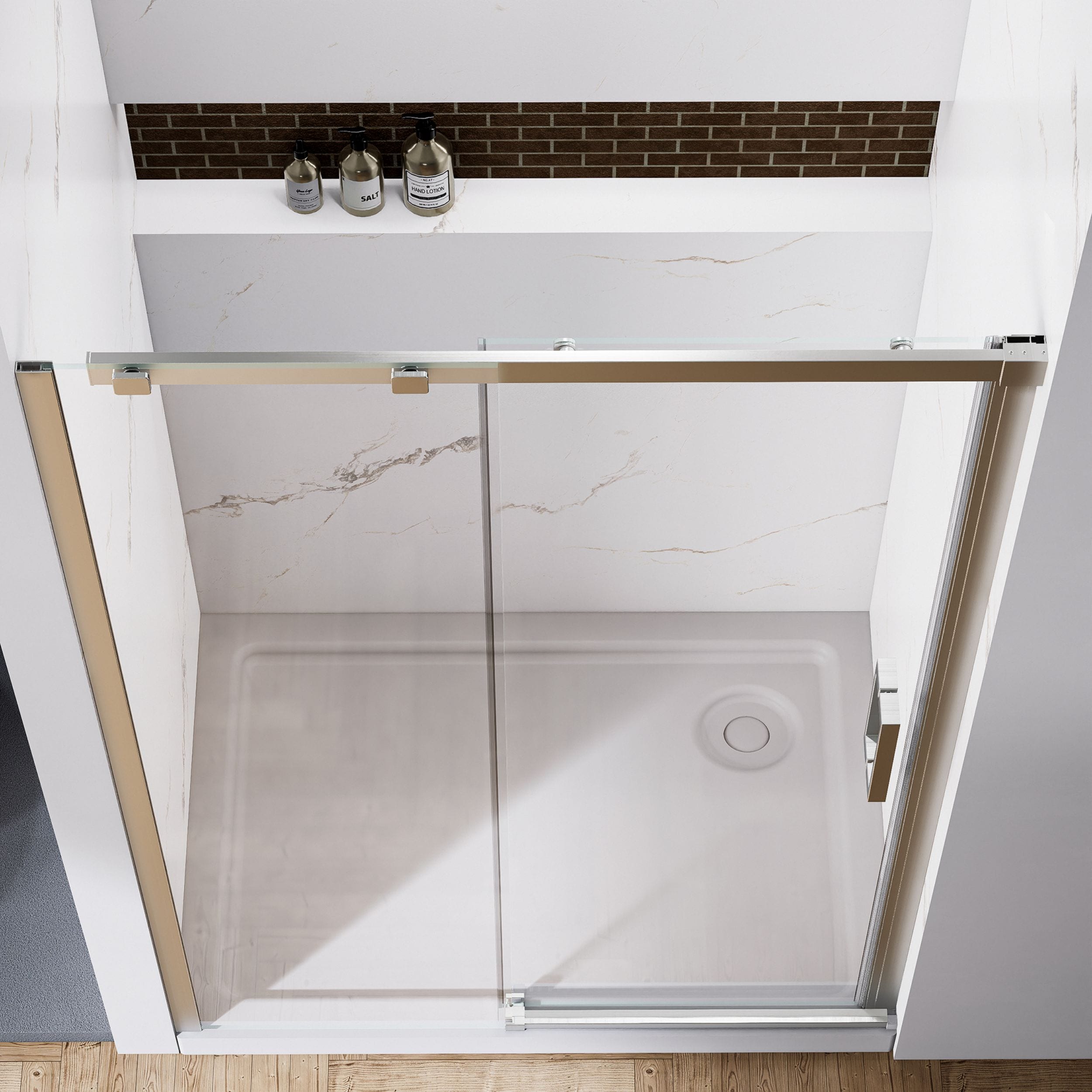 WELLFOR QPZ-TL08W Shower-Doors - View #3