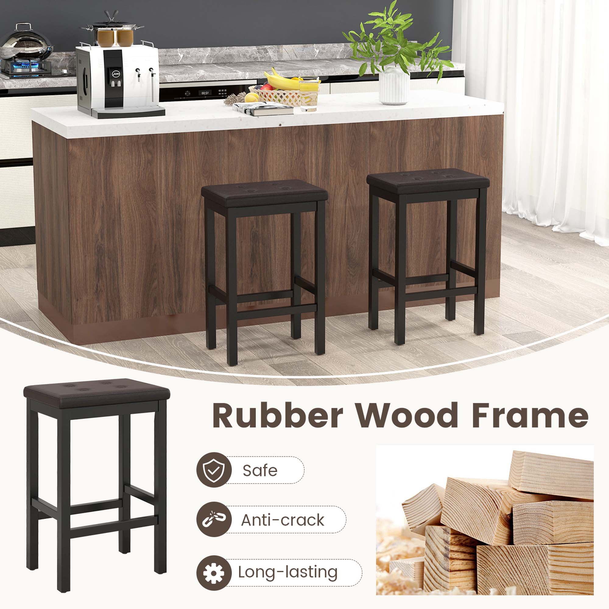 Costway HCST00400 stools - View #5