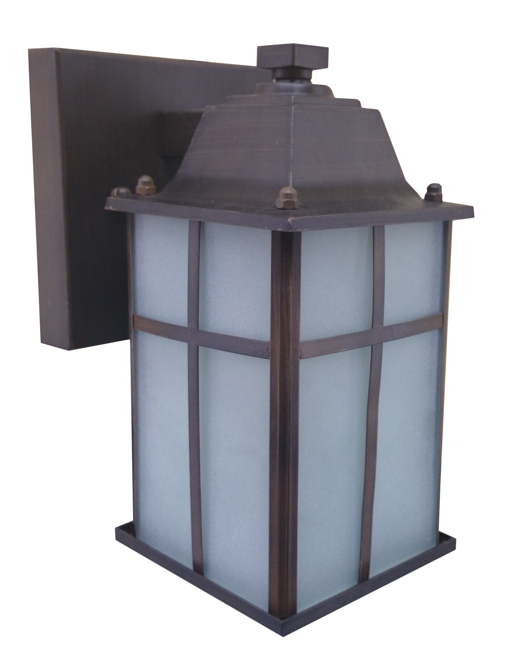 Whitfield Lighting OWL212-ORB Jordan 1 -Light 8.25-in H Oil-rubbed Bronze Hardwired Outdoor Wall Light