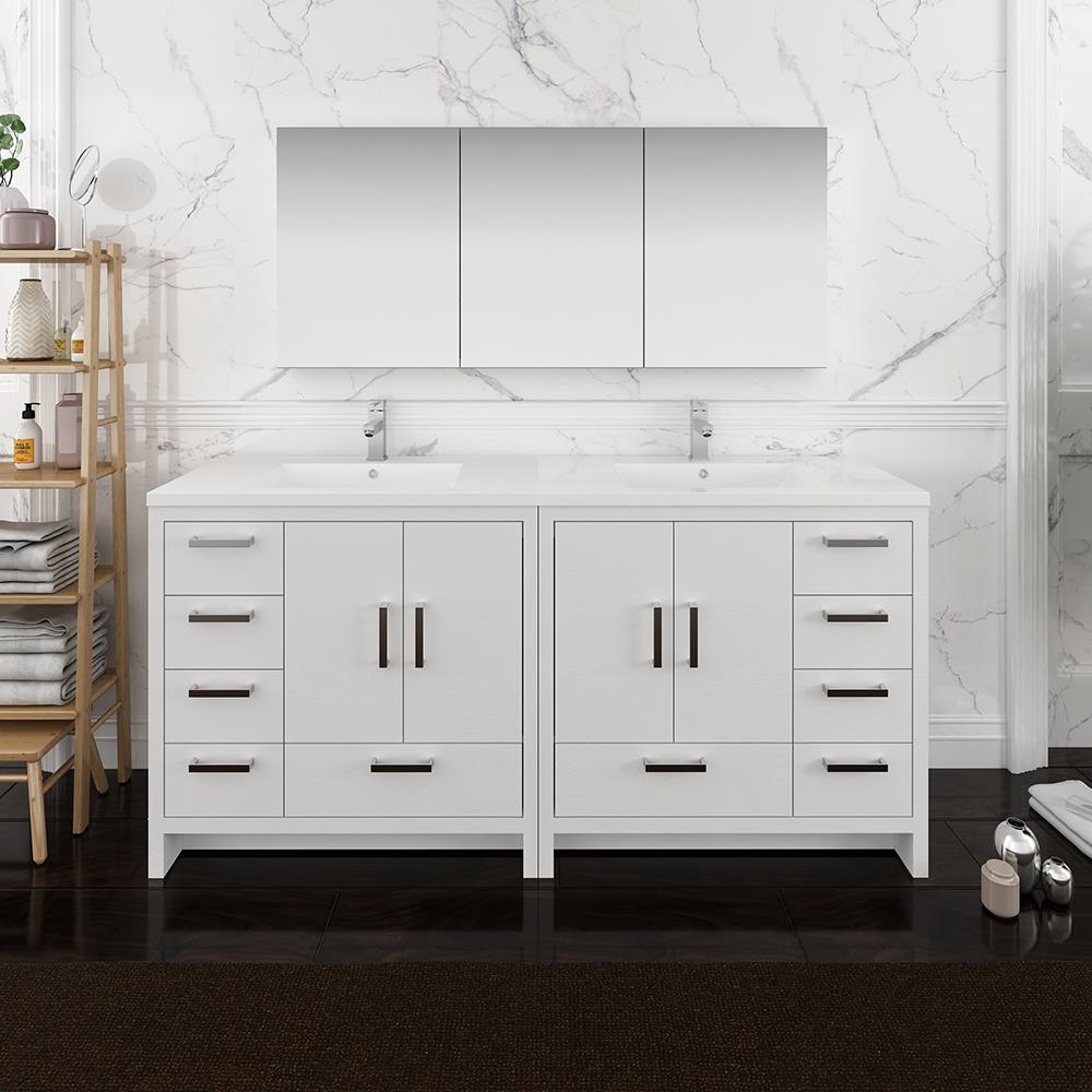Fresca FVN9472WH Bath-Vanity-Combo - View #3