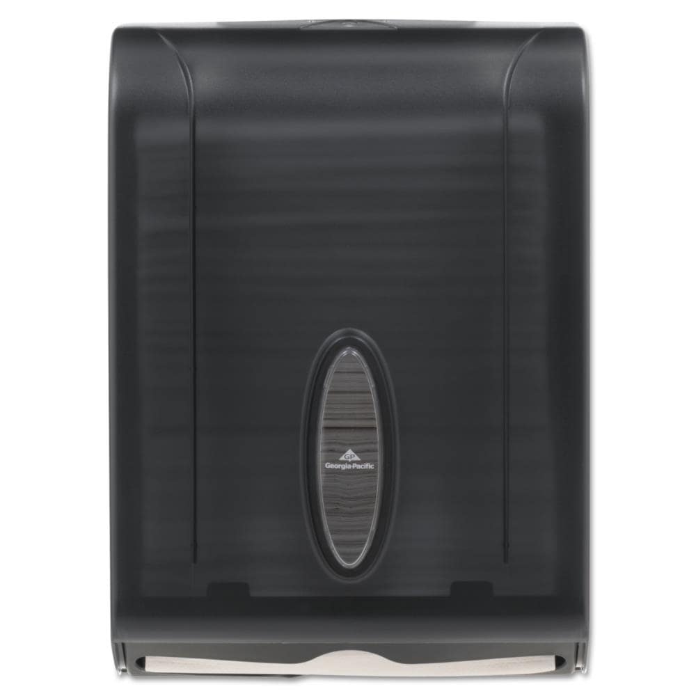 Georgia-Pacific GPC5665001 C-Fold/Multifold Towel Dispenser, 11 x 5-1/4 x 15-2/5, Translucent Smoke