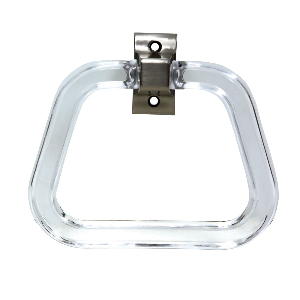 LPS 141878 Brushed Nickel Wall mount Single Towel Ring