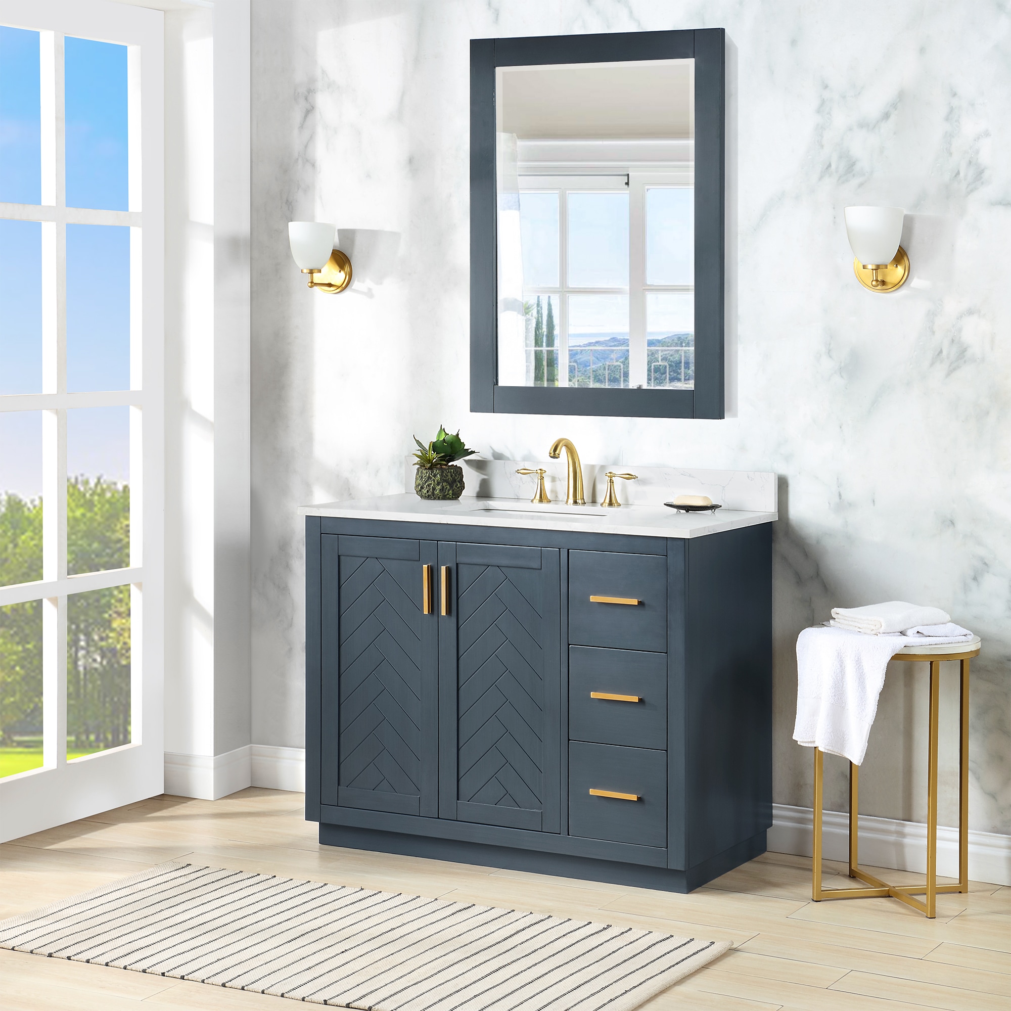 Altair 543042-CB-GW Bath-Vanity-Combo - View #2