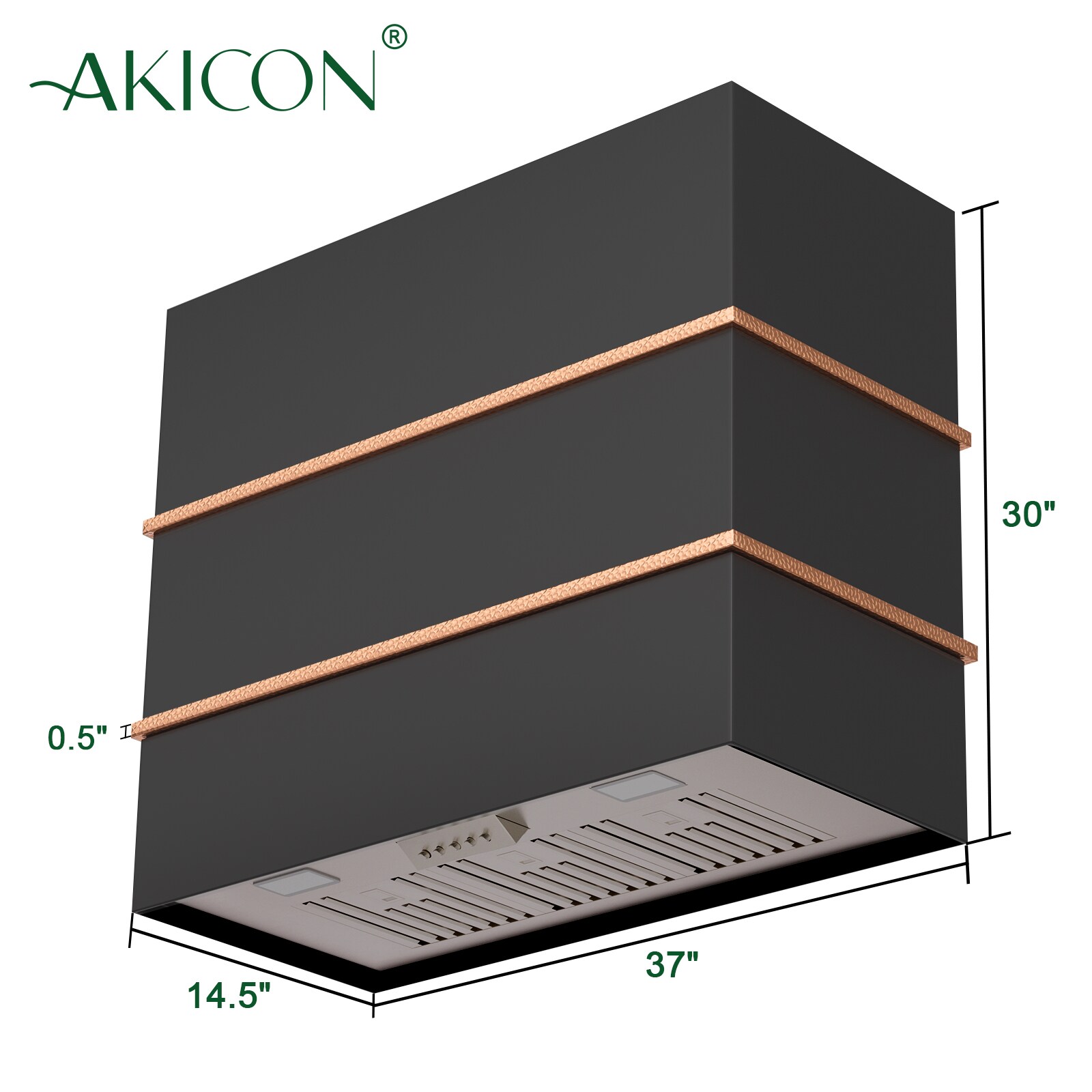 Akicon AK-HS36HC-JBC Wall-Mounted-Range-Hoods - View #5