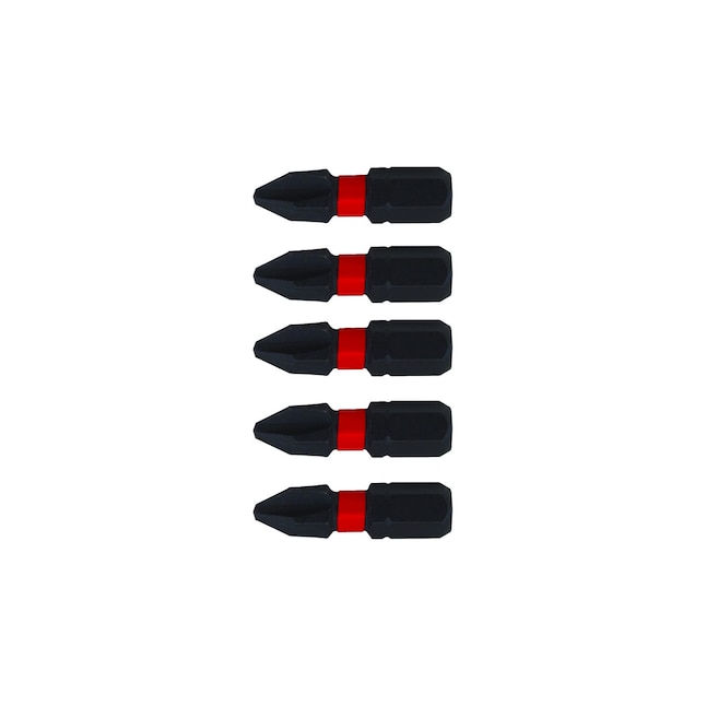 CRAFTSMAN IMPACT RATED 5-Piece 1/4-in x 1-in Phillips Impact Driver Bit CRAFTSMAN IMPACT RATED 5-Piece 1/4-in x 1-in Phillips Impact Driver Bit