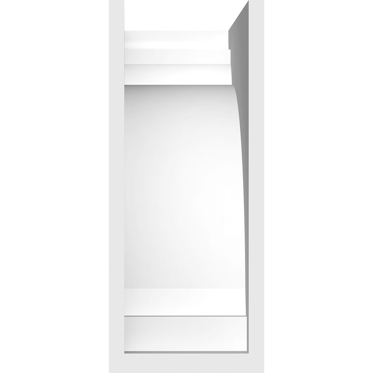 Ekena Millwork BKTP05X12X12HUG Exterior-Brackets-Braces - View #4