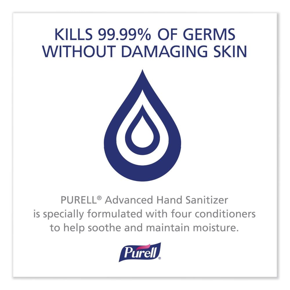 PURELL 4-Pack 67.62-oz Fragrance-free Hand Sanitizer Bottle Gel at ...