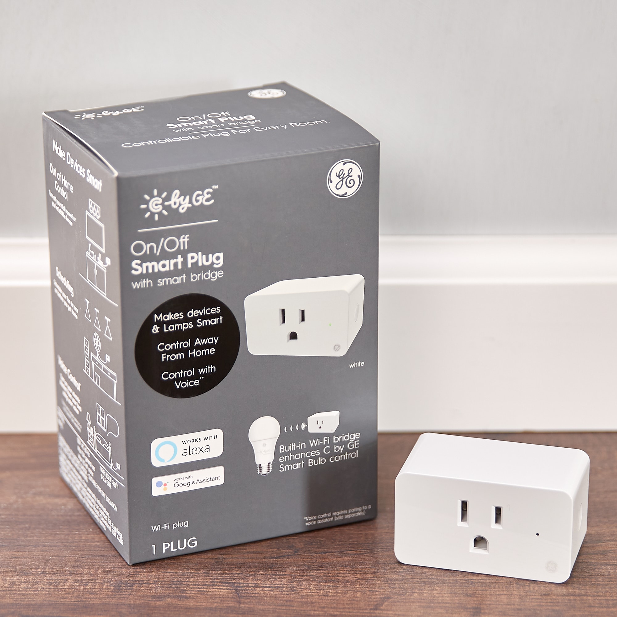 GE Cync 120-Volt 2-Outlet Outdoor Smart Plug in the Smart Plugs department  at