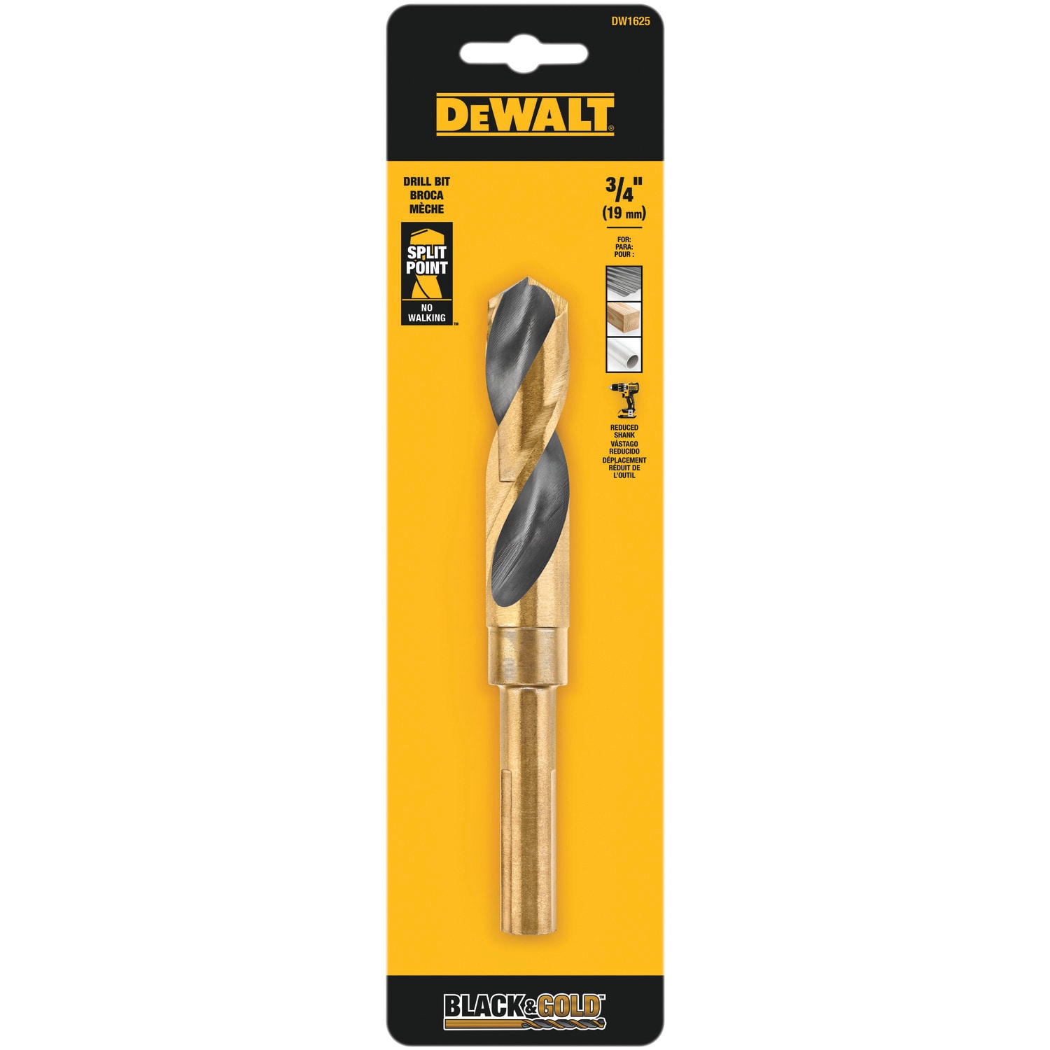 DeWalt - 6pc hex shank bits, 1/16 in to 1/4 in split point - DW2551 - Tessco