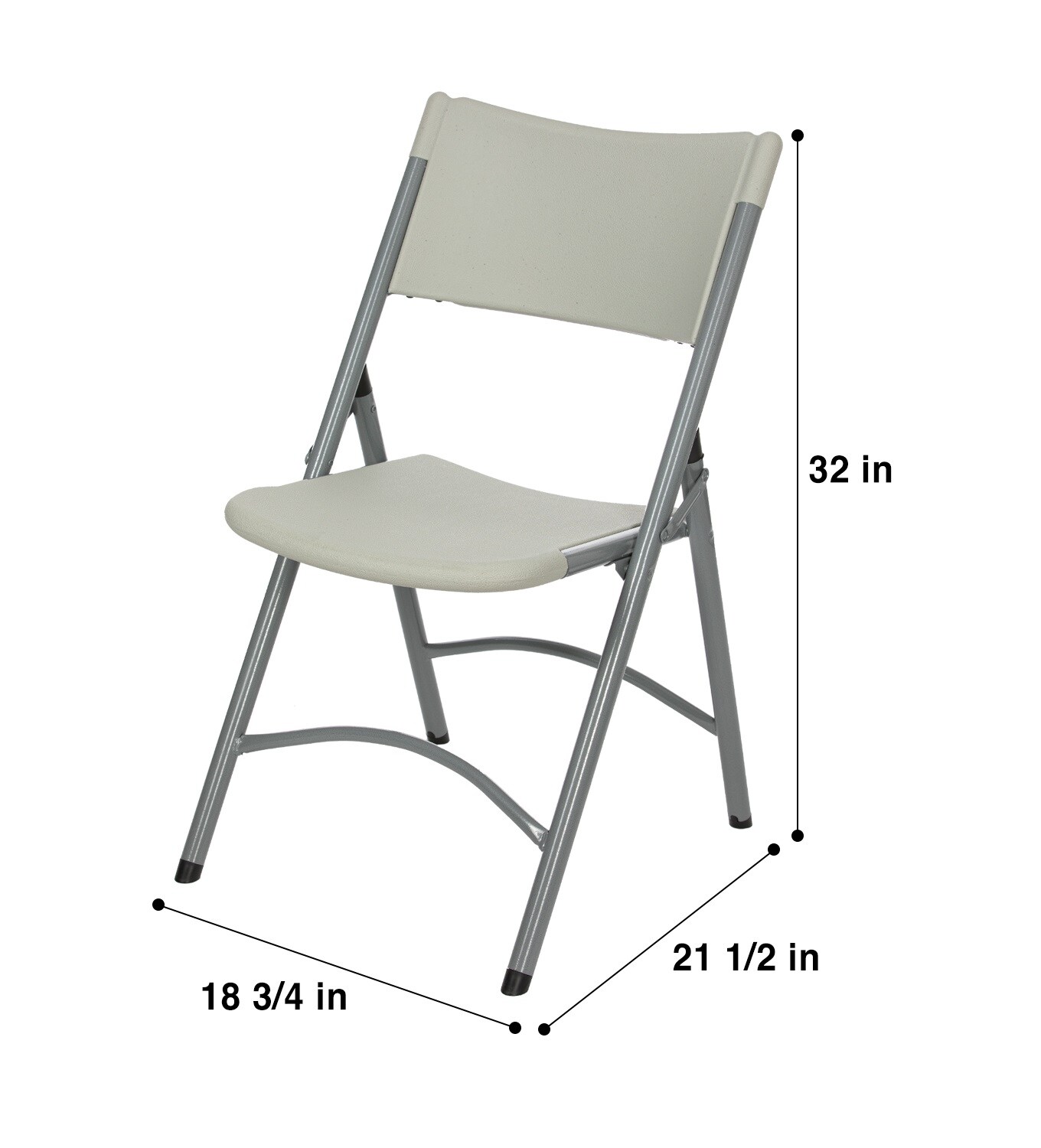 Hampden Furnishings HMDST3636/1-600GY/4 Folding-Furniture-Sets - View #6