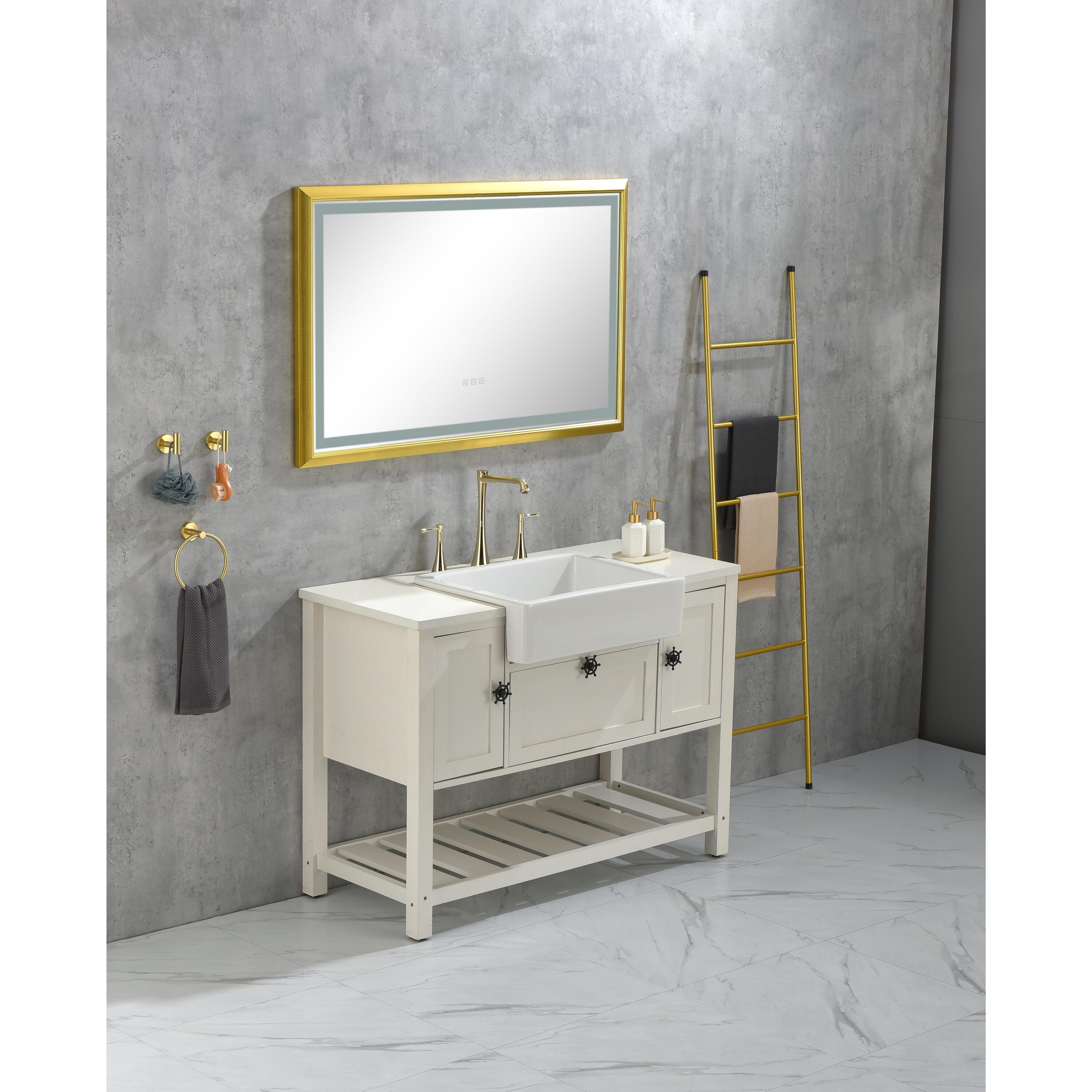 Bayfeve BF-178372-MIR Framed-Bath-Mirrors - View #9