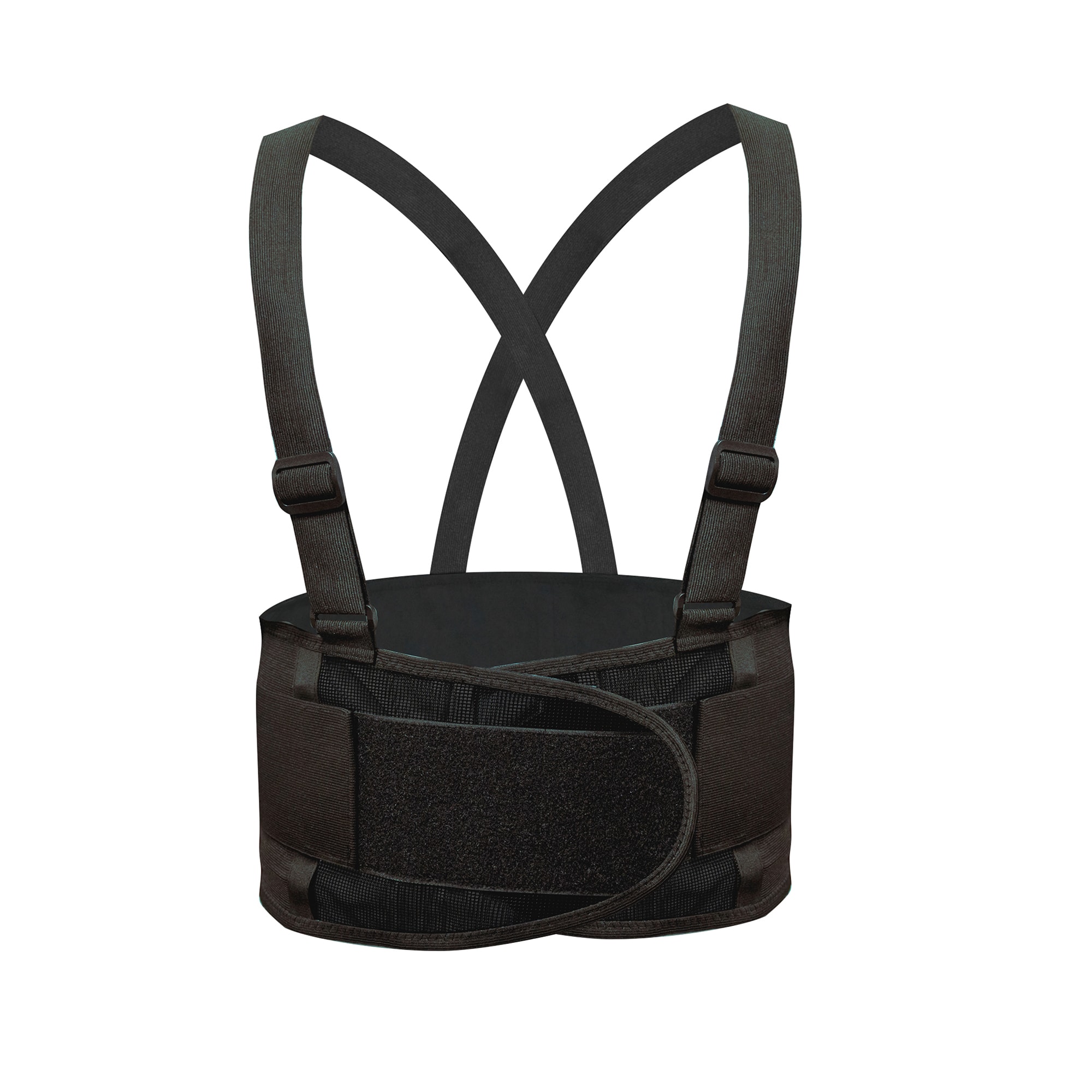 BACK SUPPORT-BLACK W/SUSPENDERS OSFM, Back Support Braces, By Body Part, Open Catalog