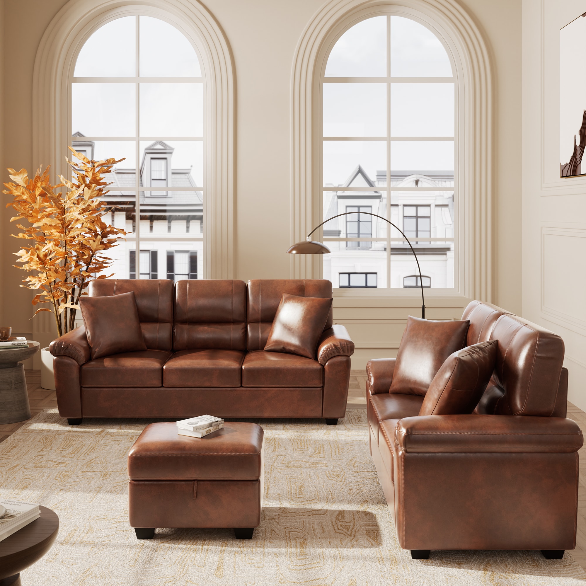 Living Room Sets Color/Finish Family Brown