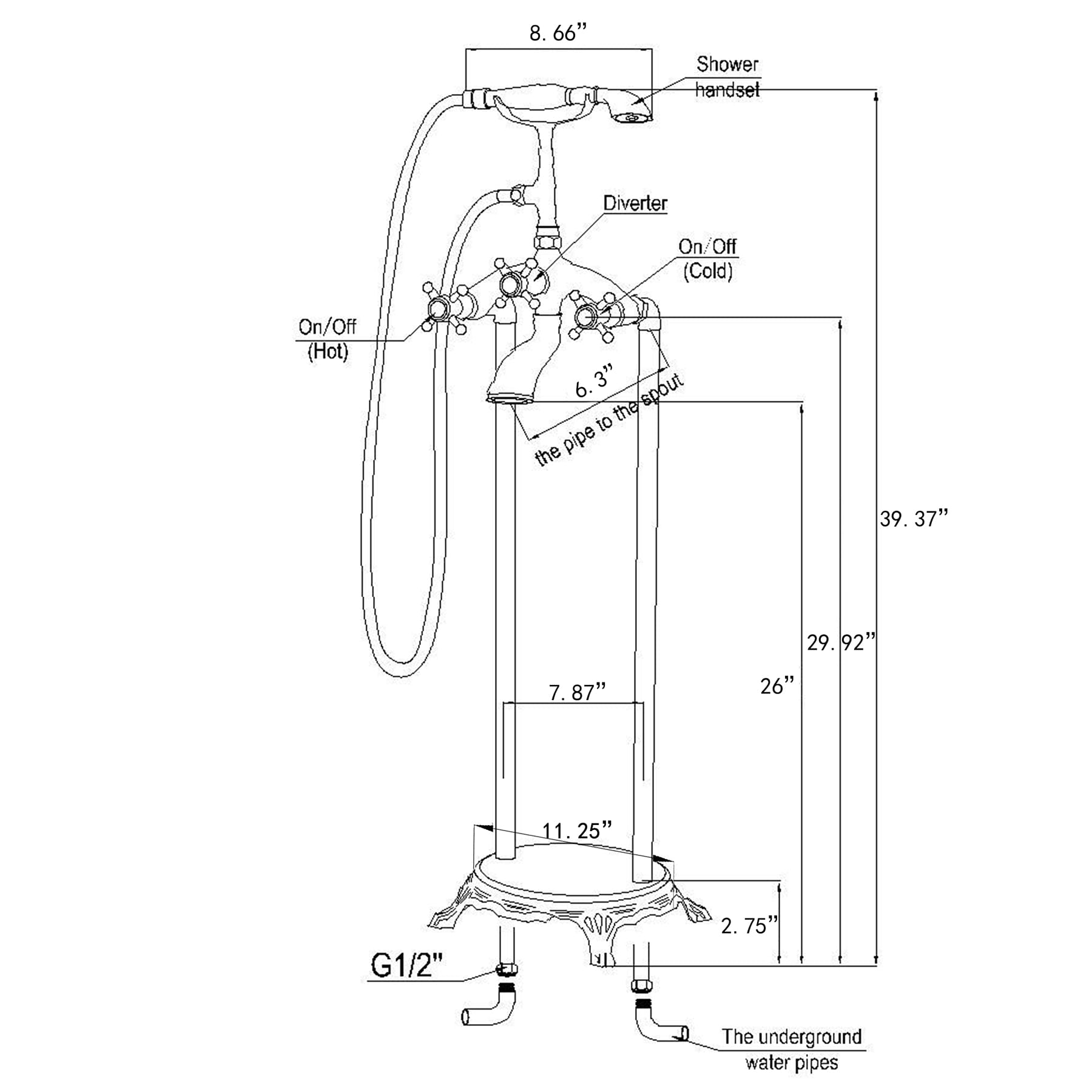 AKDY BT0158-23 bathtubs - View #9