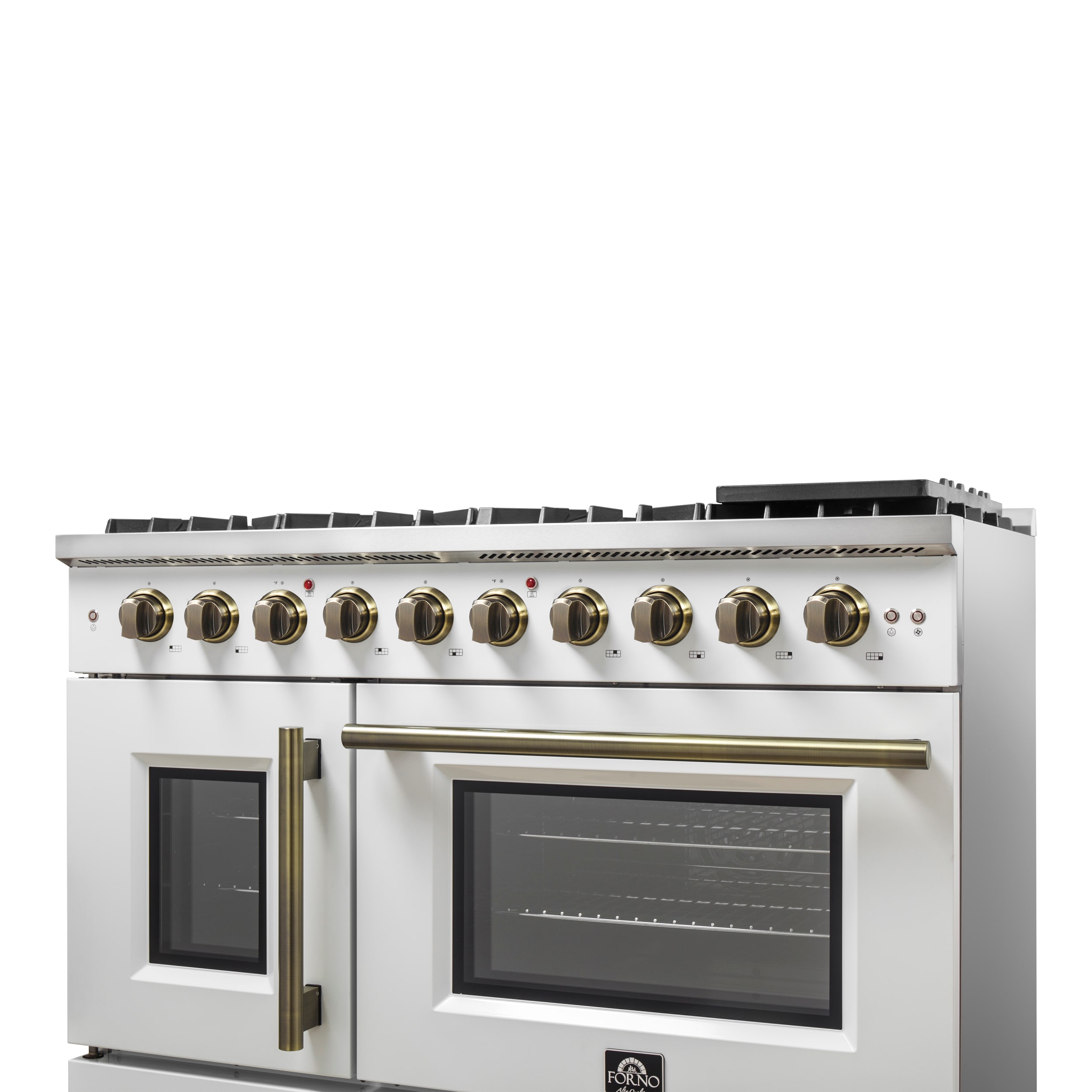 FORNO FFSGS6444-48WHT Double-Oven-Gas-Ranges - View #8