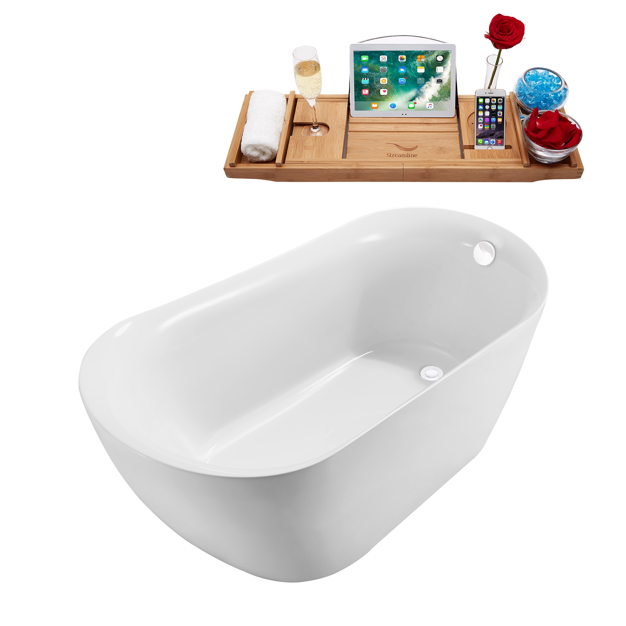 Streamline N280WH bathtubs - View #3